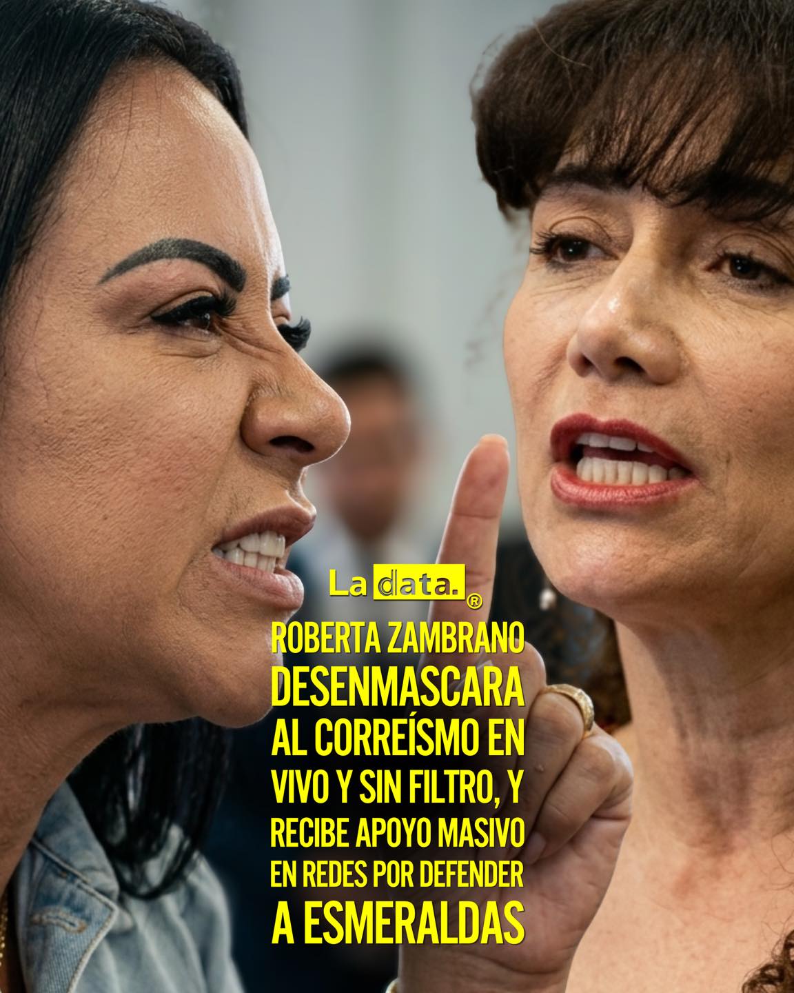 #LaData #TendenciaPolítica #RobertaZambrano