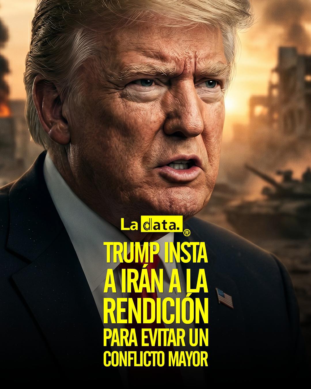 @ladataec 👈 #ladata #TendenciaPolítica #DonaldTrump #Irán