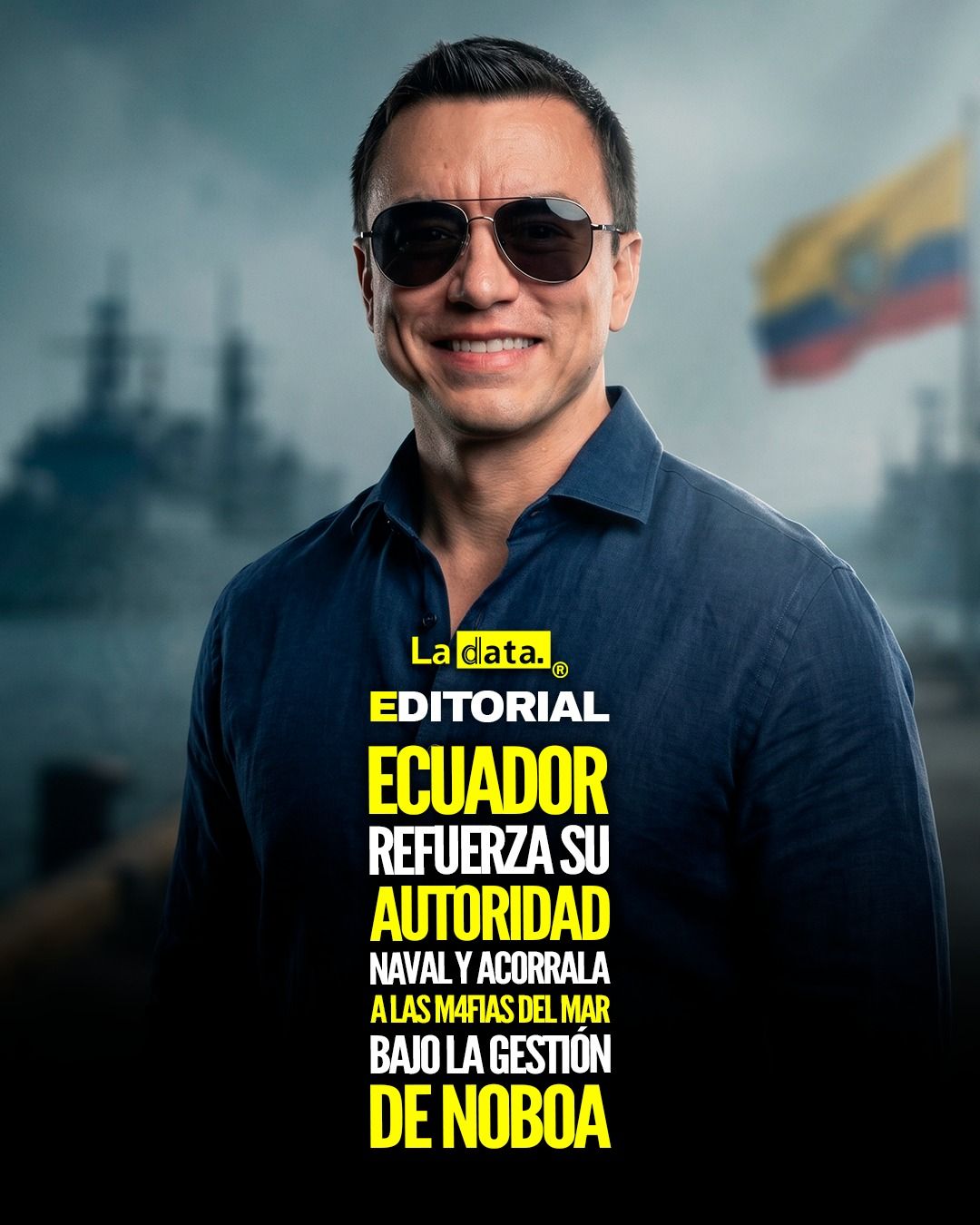 Ecuador refuerza su autoridad naval y acorrala a las m4fias del mar bajo la gestión de Noboa.