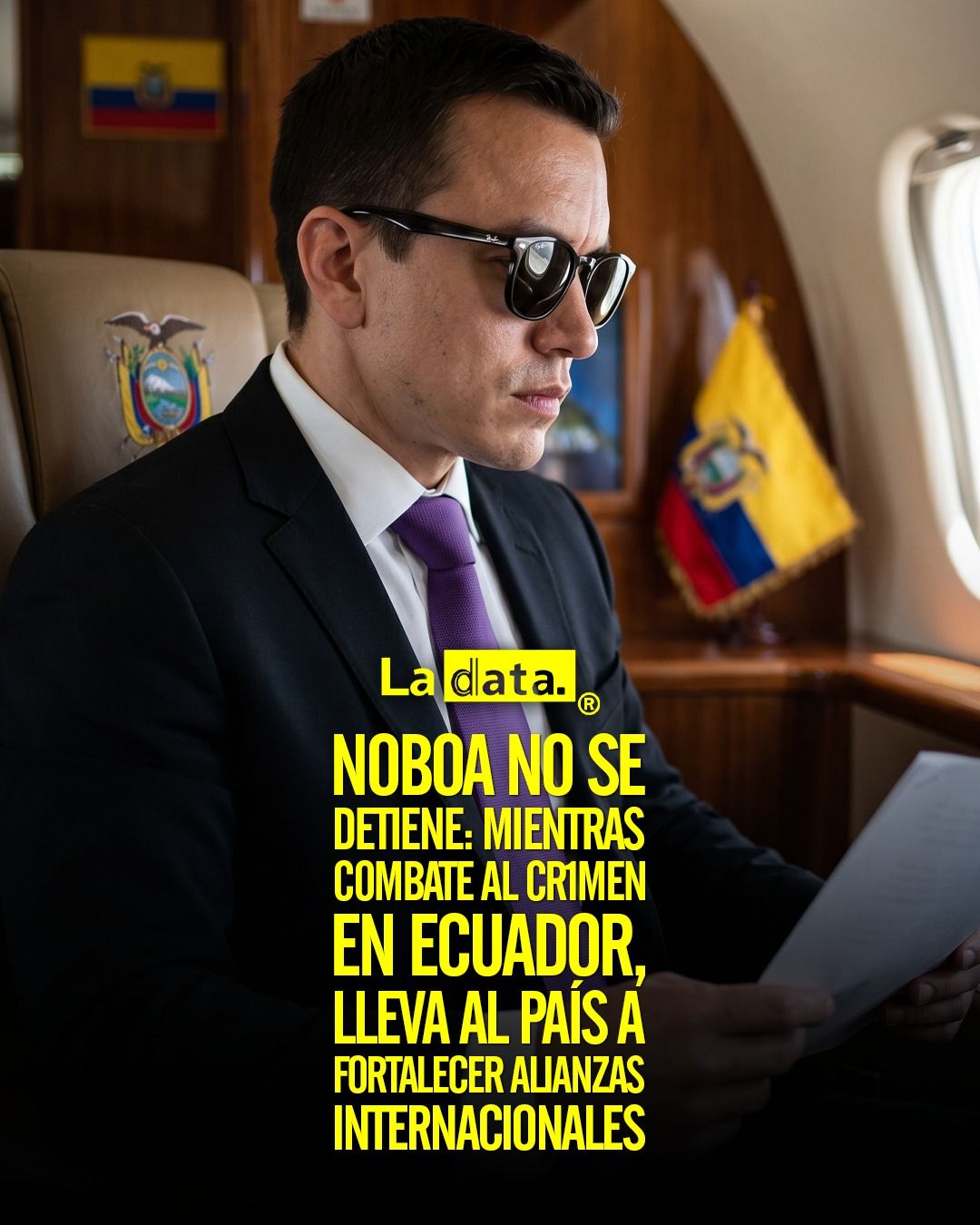 Noboa no se detiene: mientras combate al cr1men en Ecuador, lleva al país a fortalecer alianzas internacionales