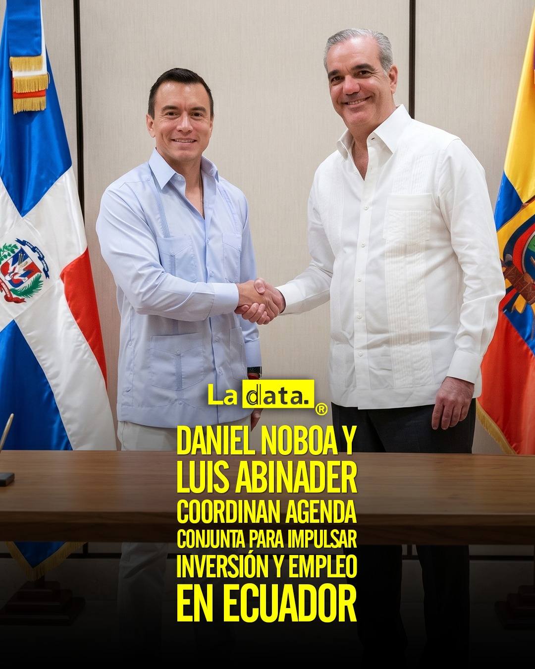 @ladataec #LaData #TendenciaPolítica #DanielNoboa #Ecuador