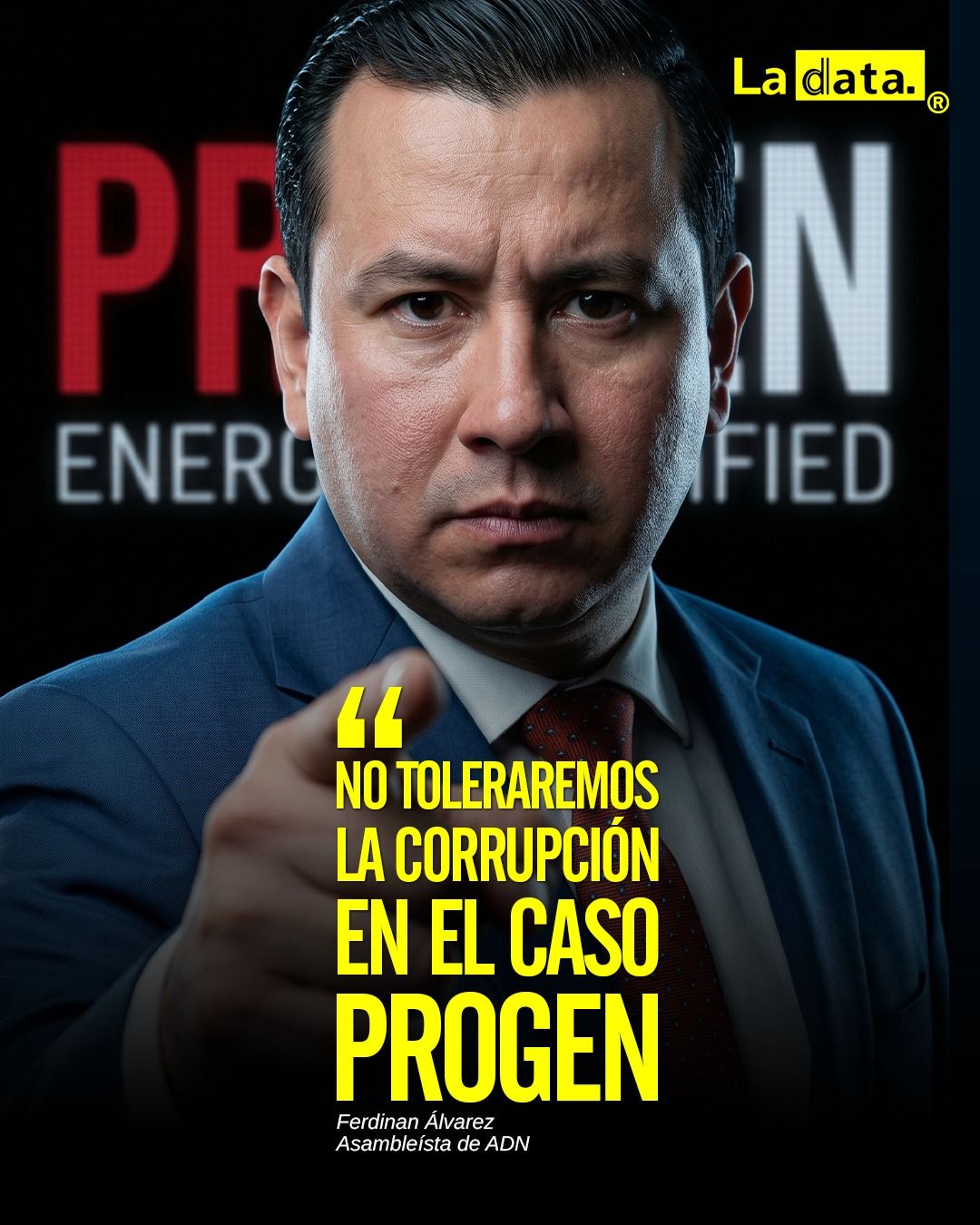 "No toleraremos la corrupción en el caso Progen"