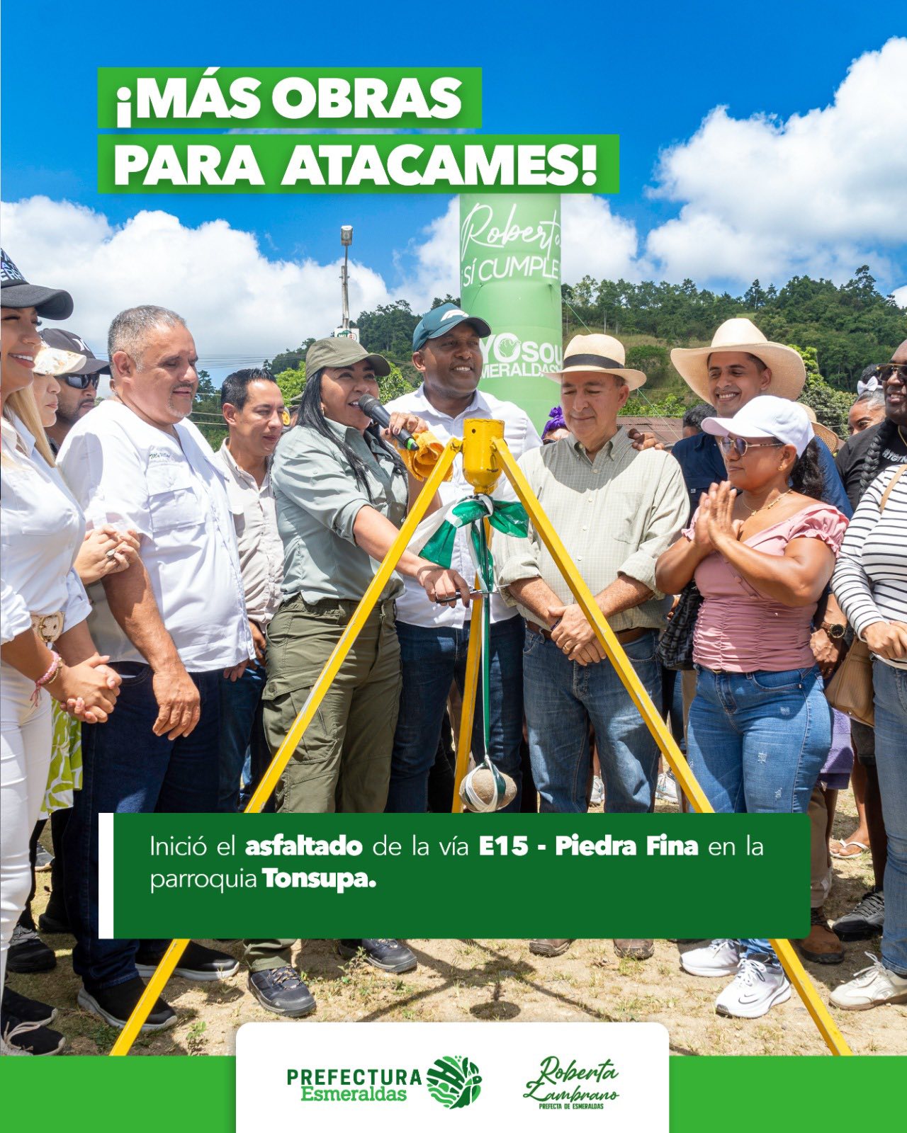 @ladataec #LaData #TendenciaPolítica #Atacames #RobertaZambrano