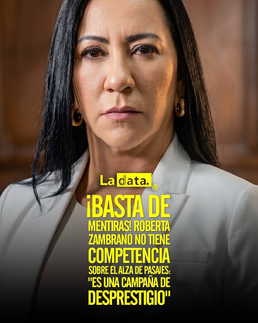 @ladataec  #ladataec #tendenciapolitica #robertazambrano