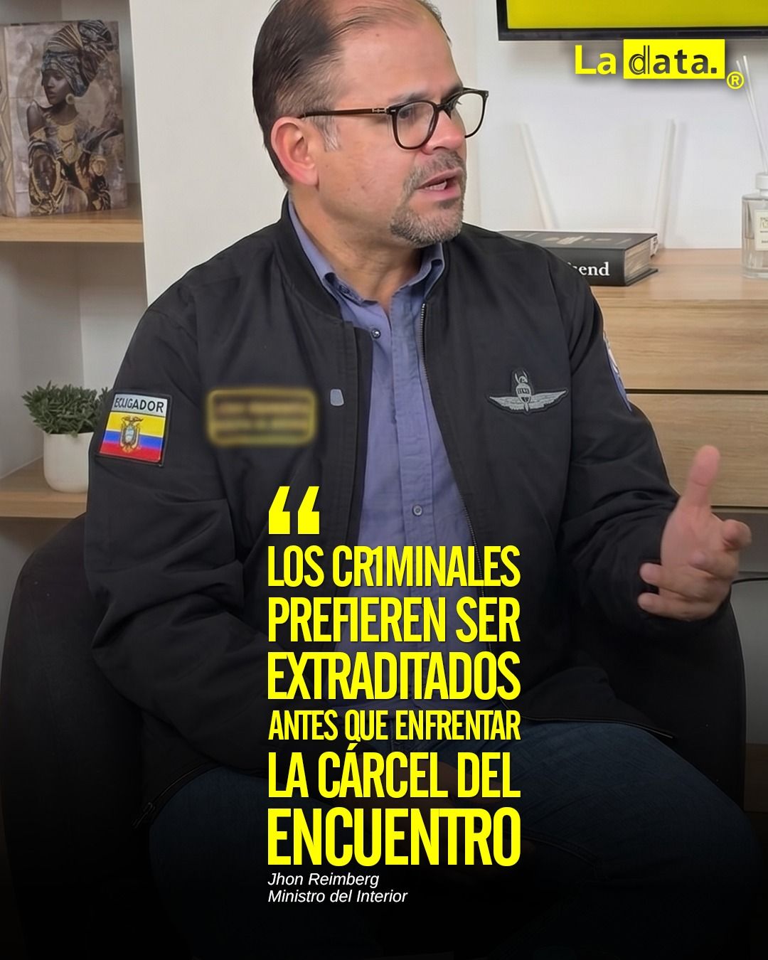 @ladataec  #ladata #TendenciaPolítica #JhonReimberg #Seguridad