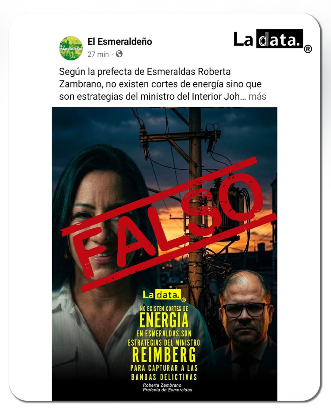 ​@ladataec  #ladataec #tendenciapolitica #informaciónfalsa