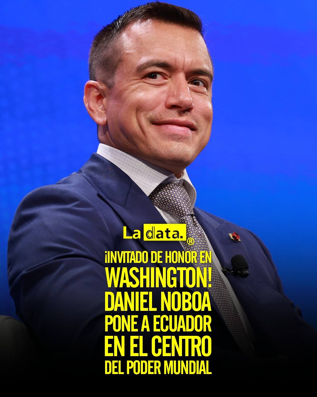@ladataec  #ladata #TendenciaPolítica #DanielNoboa #InvitadoDeHonor
