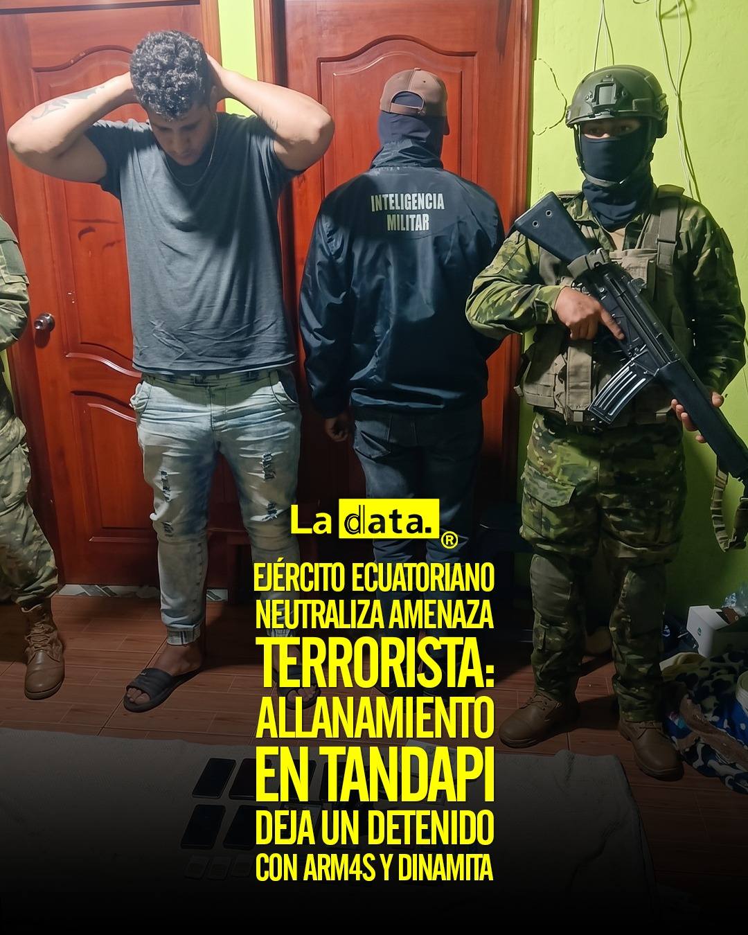 @ladataec  #ladata #TendenciaPolítica #FuerzasArmadas #Tandapi