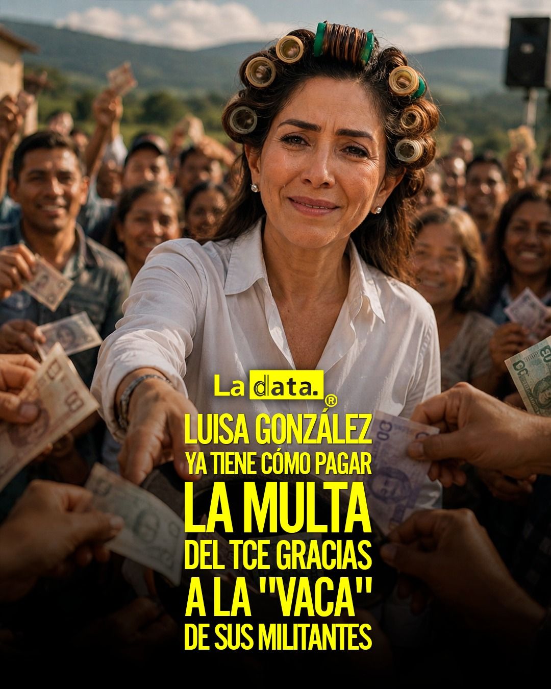 @ladataec 👈 #ladataec #tendenciapolitica #lavacaparaluisa