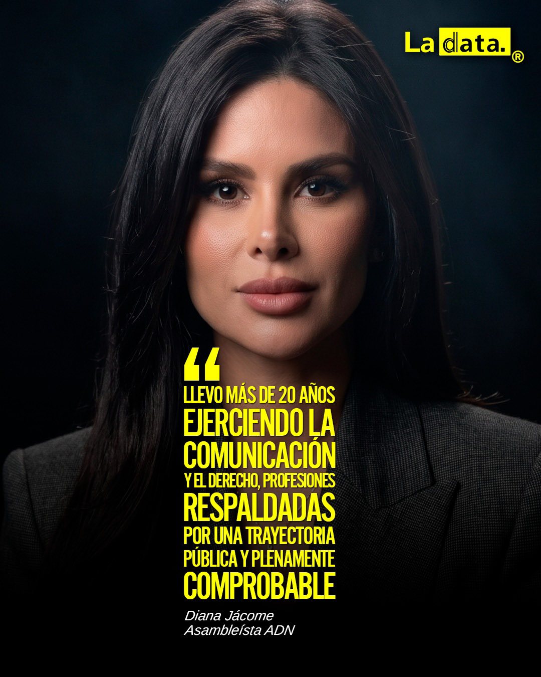 @ladataec #ladata #TendenciaPolítica #DianaJácome #Ecuador