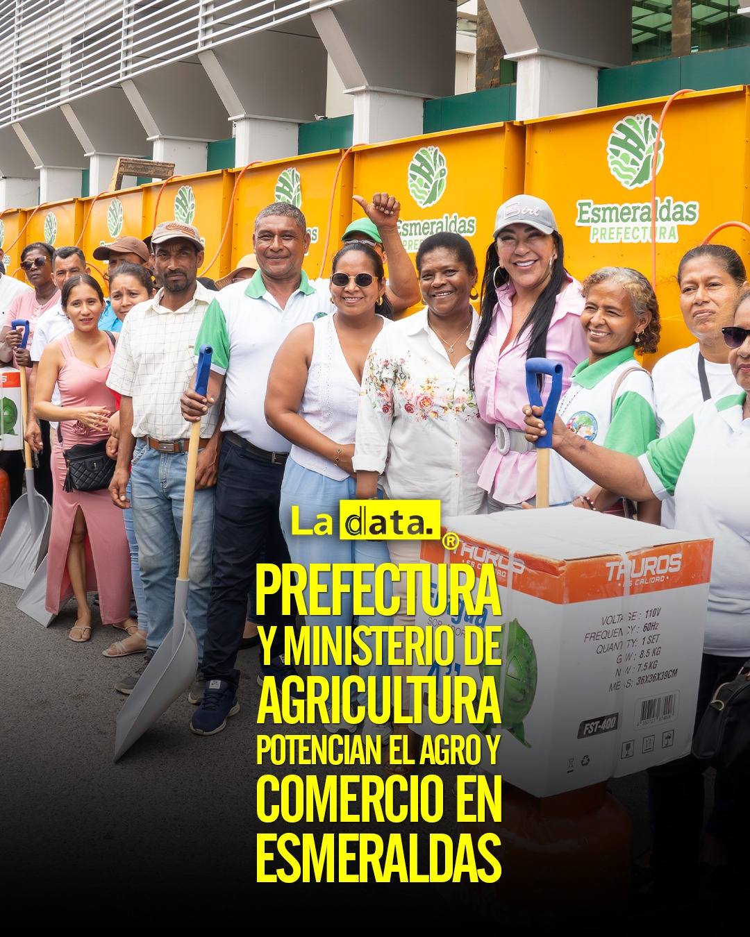 @ladataec  #ladata #TendenciaPolítica #PrefecturaEsmeraldas #Agricultura