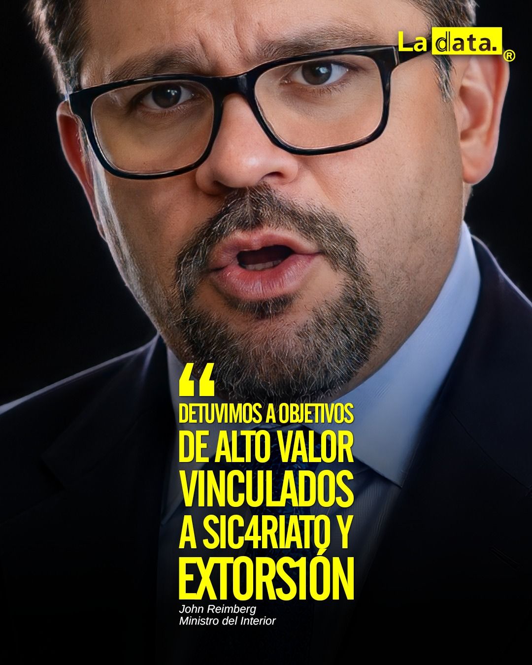 @ladataec 👈  #ladata #TendenciaPolítica #MinistroReimberg #Entrevista