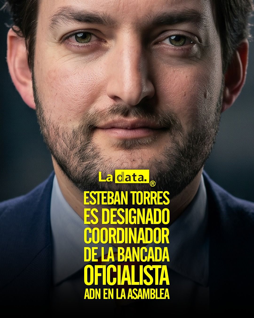 Esteban Torres es designado coordinador de la bancada oficialista ADN en la Asamblea.