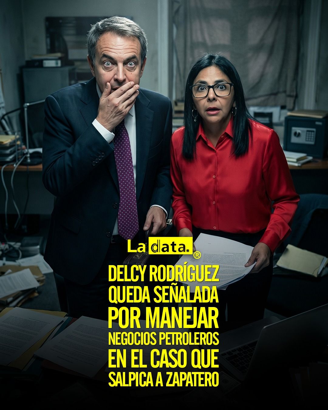 @ladataec #ladata #TendenciaPolítica #DelcyRodríguez #Zapatero