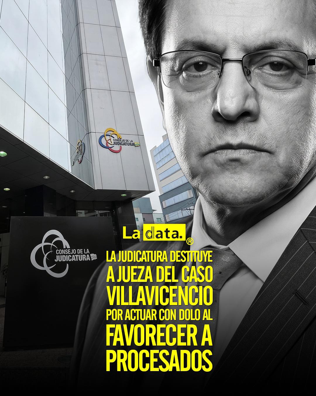 La Judicatura destituye a jueza del caso Villavicencio por actuar con dolo al favorecer a procesados.