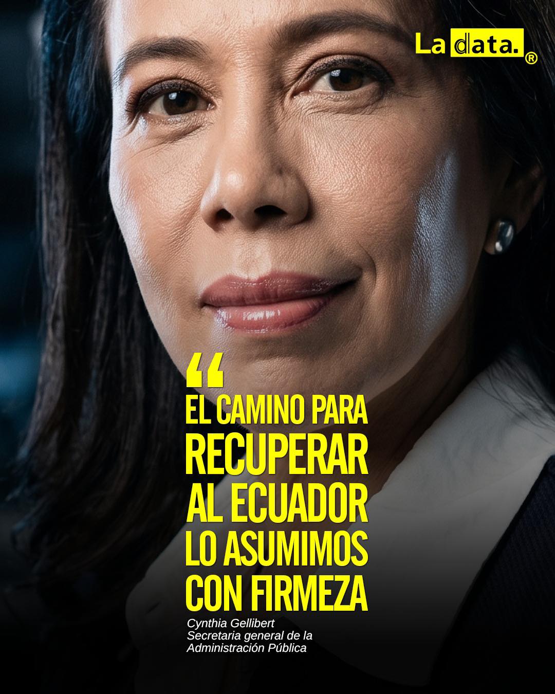 @ladataec👈  #ladata #TendenciaPolítica #DanielNoboa #CynthiaGellibert