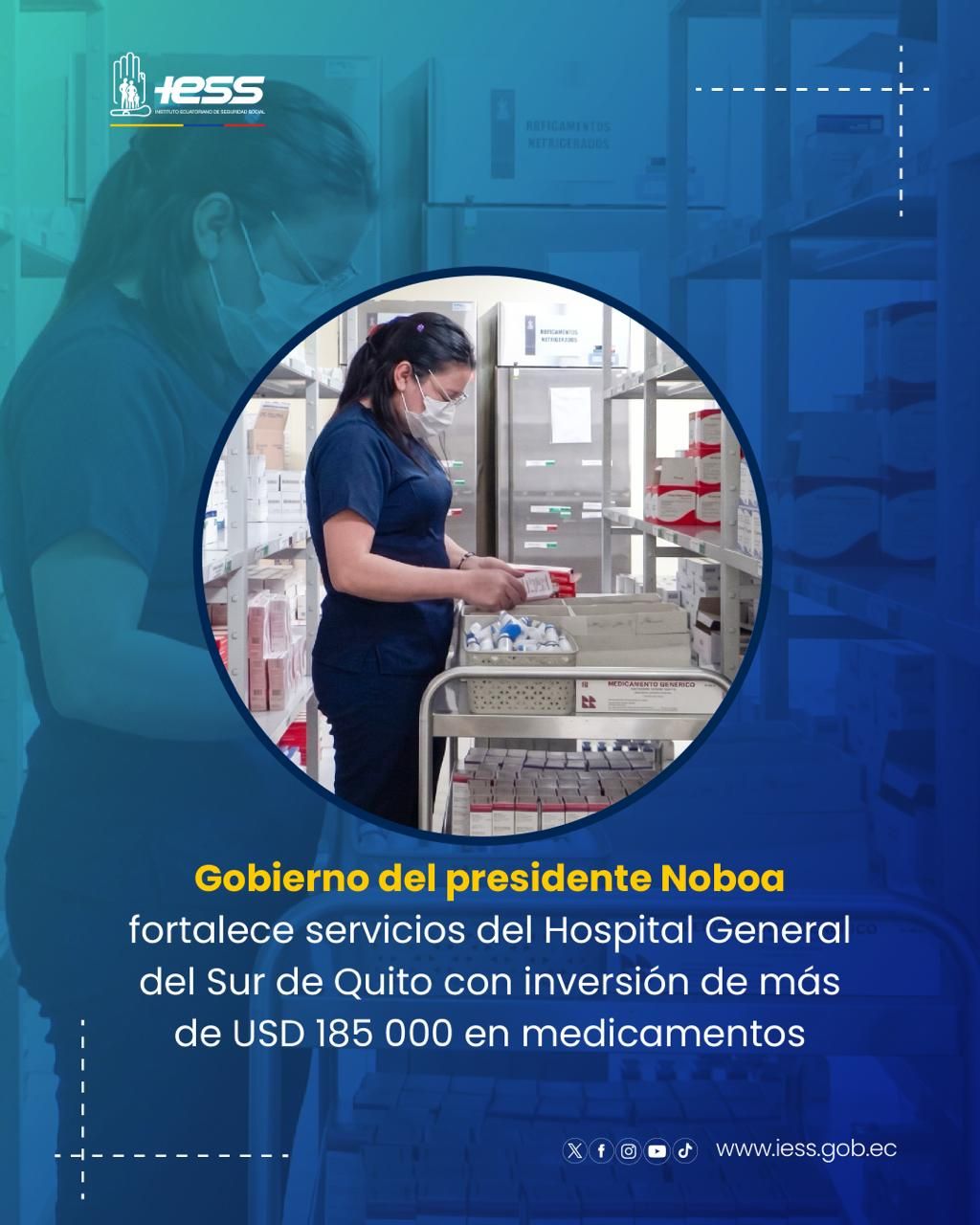 #BoletínIESS | ¡Fortalecemos el abastecimiento de medicamentos estratégicos! 💊 Con una inversión de más USD 185 mil, el @IES