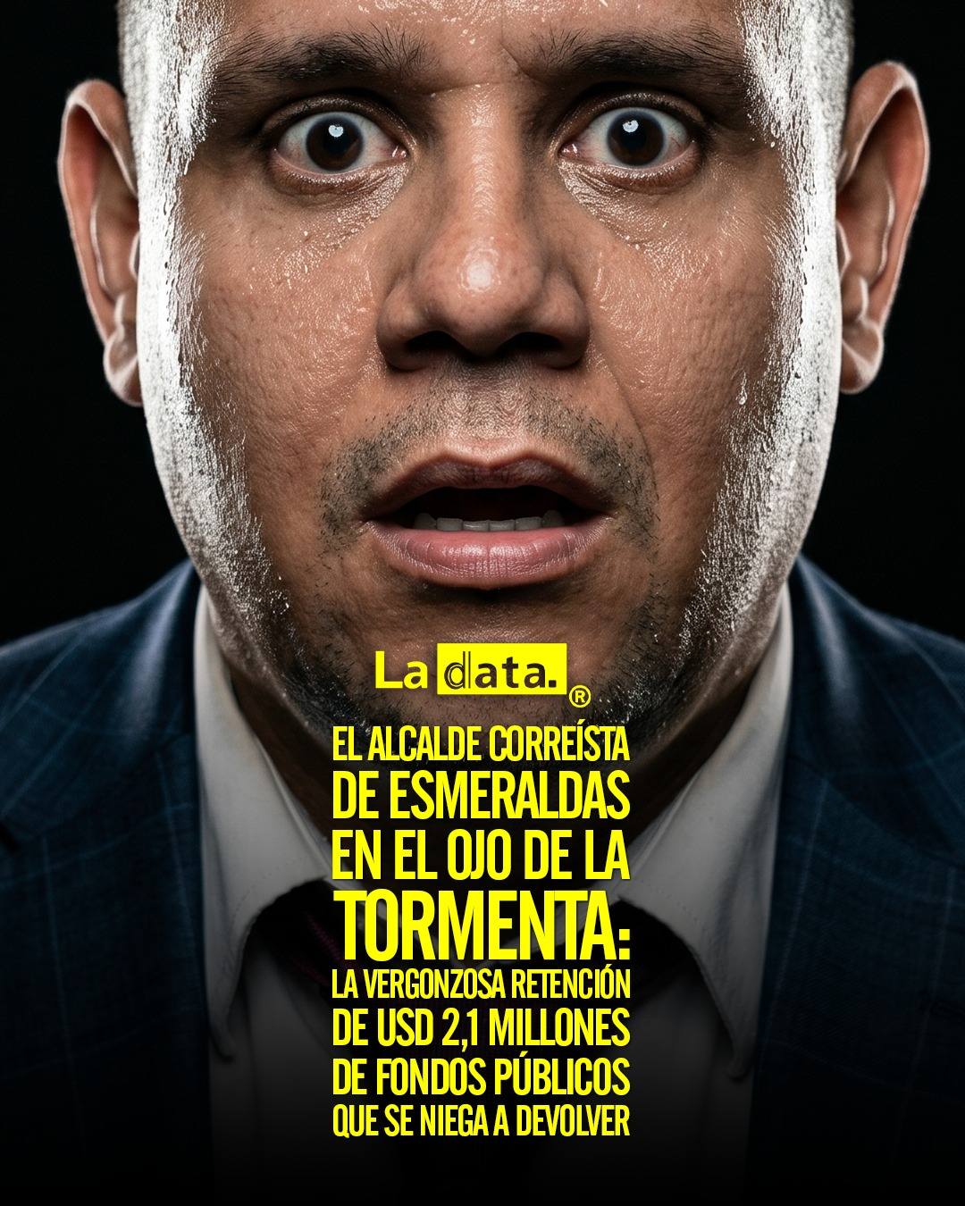 El alcalde correísta de Esmeraldas en el ojo de la tormenta: La vergonzosa retención de USD 2,1 millones de fondos públicos que se niega a devolver.