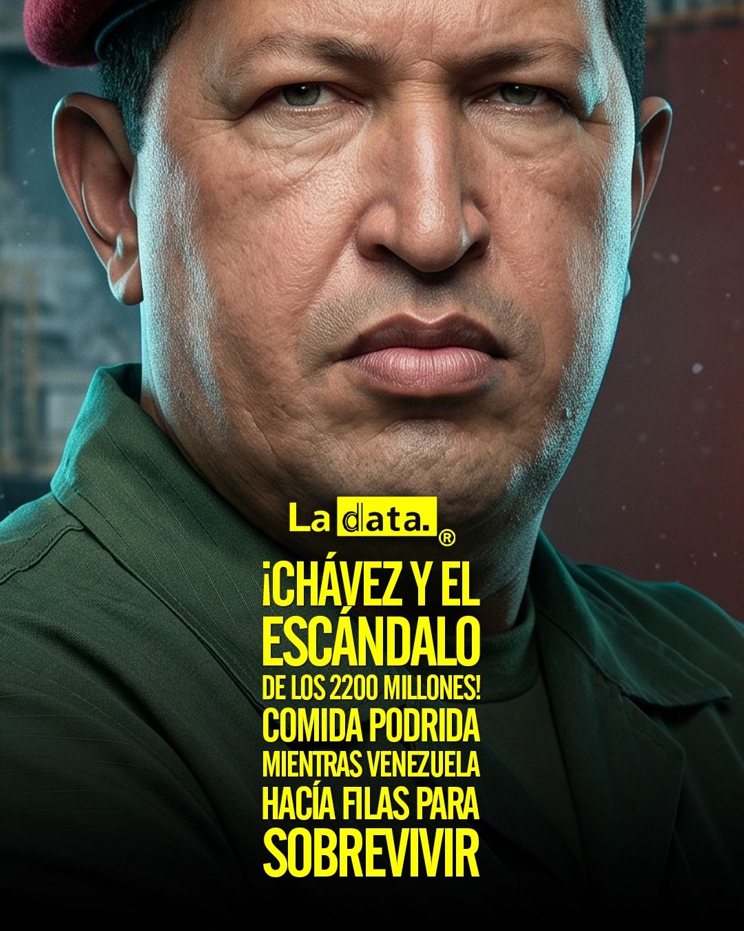 ¡Chávez y el escándalo de los 2200 millones! Comida podrida mientras Venezuela hacía filas para sobrevivir.