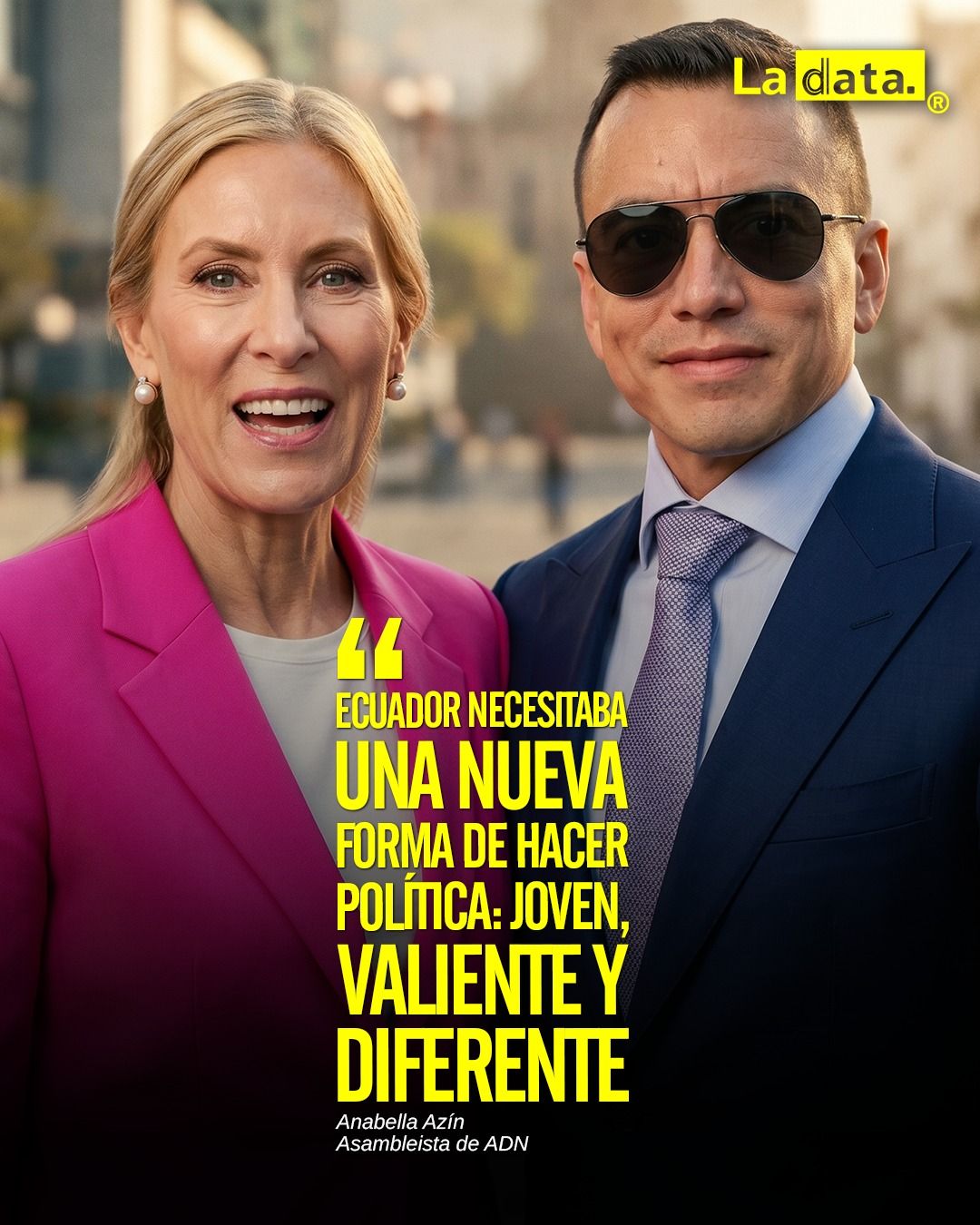 ladataec👈 #ladata #TendenciaPolítica #2AñosDeADN7 #DanielNoboa