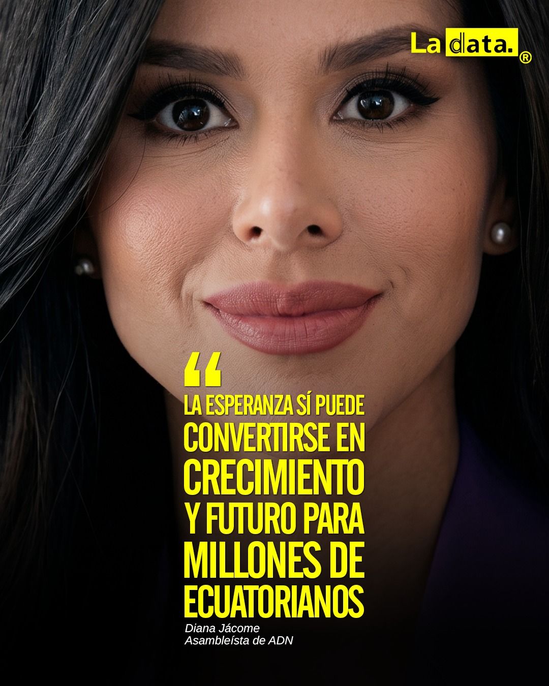 @ladataec #ladata #TendenciaPolítica #DanielNoboa #DianaJácome