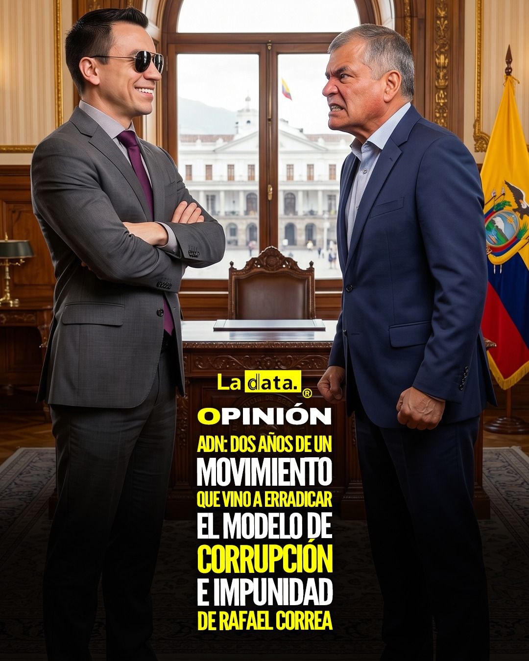 ADN: Dos años de un movimiento que vino a erradicar el modelo de corrupción e impunidad de Rafael Correa.