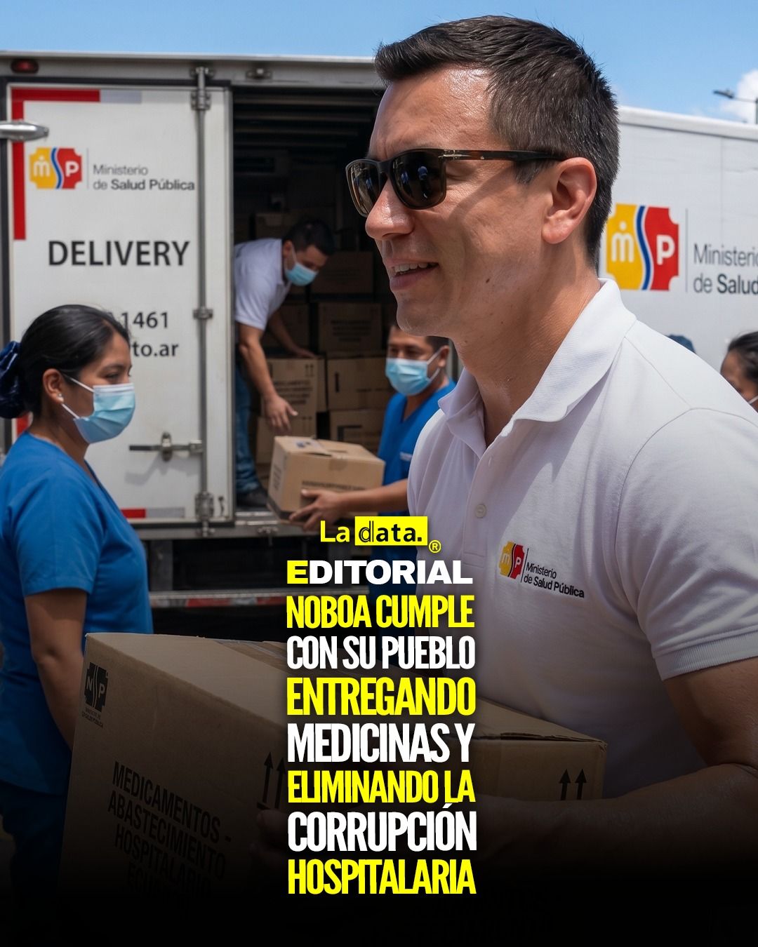 @ladataec  #ladata #TendenciaPolítica #DanielNoboa #Salud