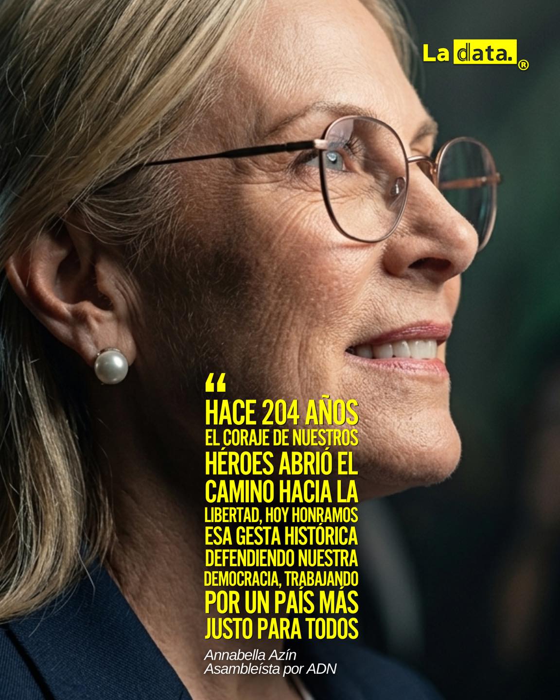 En los 204 años de Pichincha, Anabella Azín llama a servir a la gente y defender la democracia