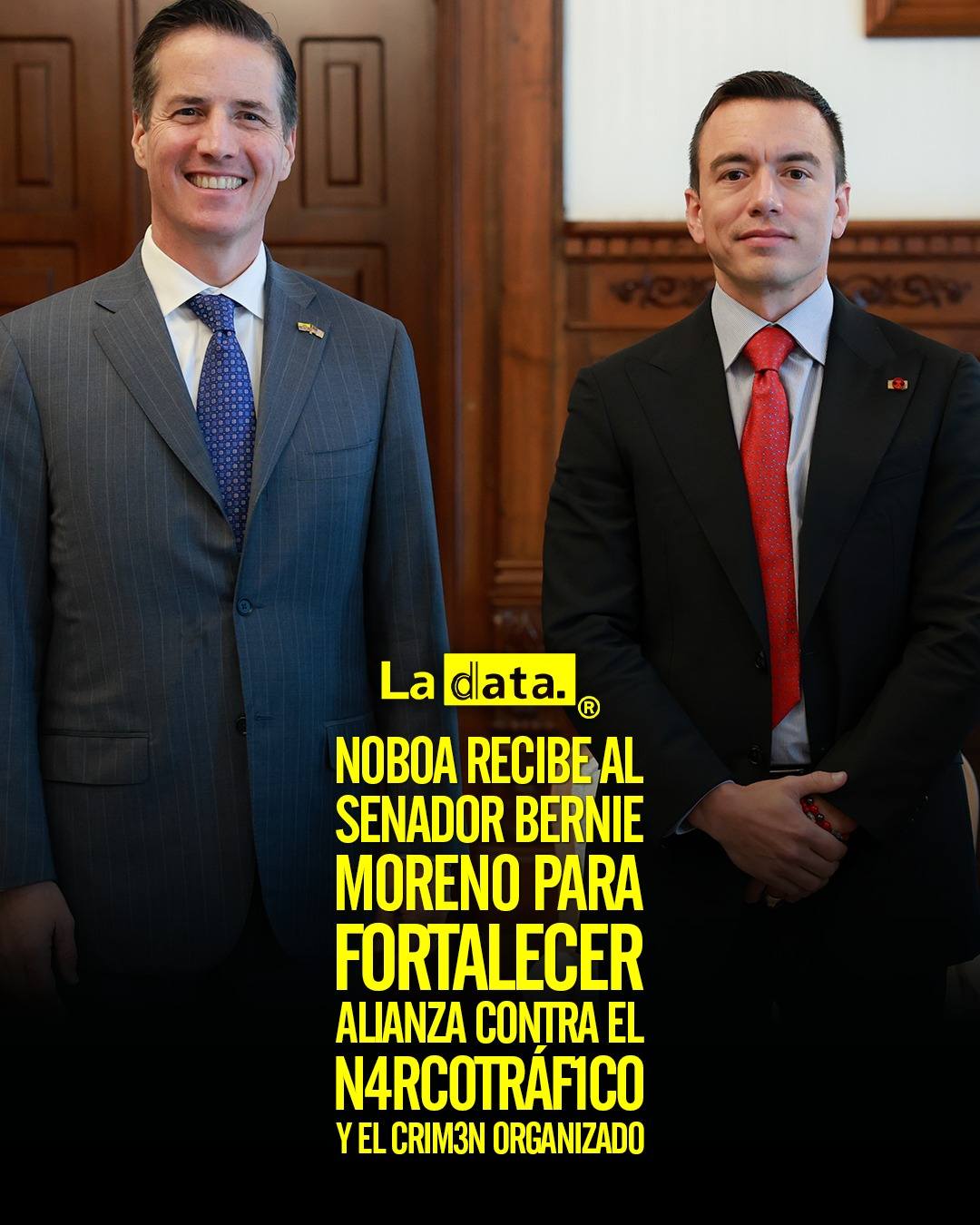 #ladata #TendenciaPolítica #DanielNoboa #BernieMoreno