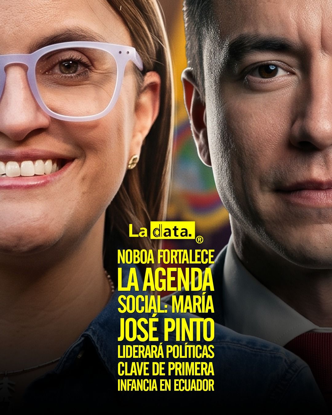 Noboa fortalece la agenda social: María José Pinto liderará políticas clave de primera infancia en Ecuador