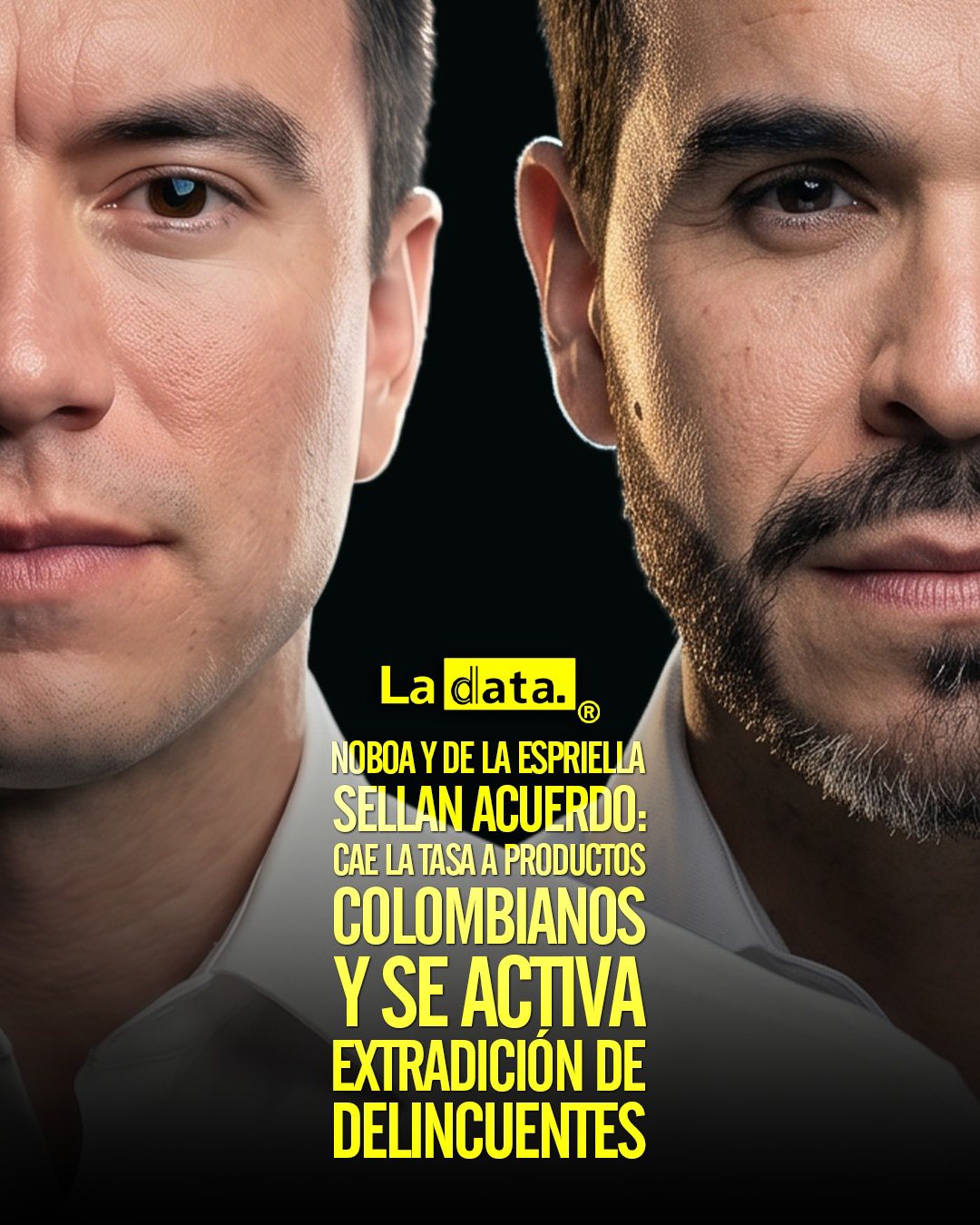 @ladataec #LaData #TendenciaPolítica #DanielNoboa #Colombia
