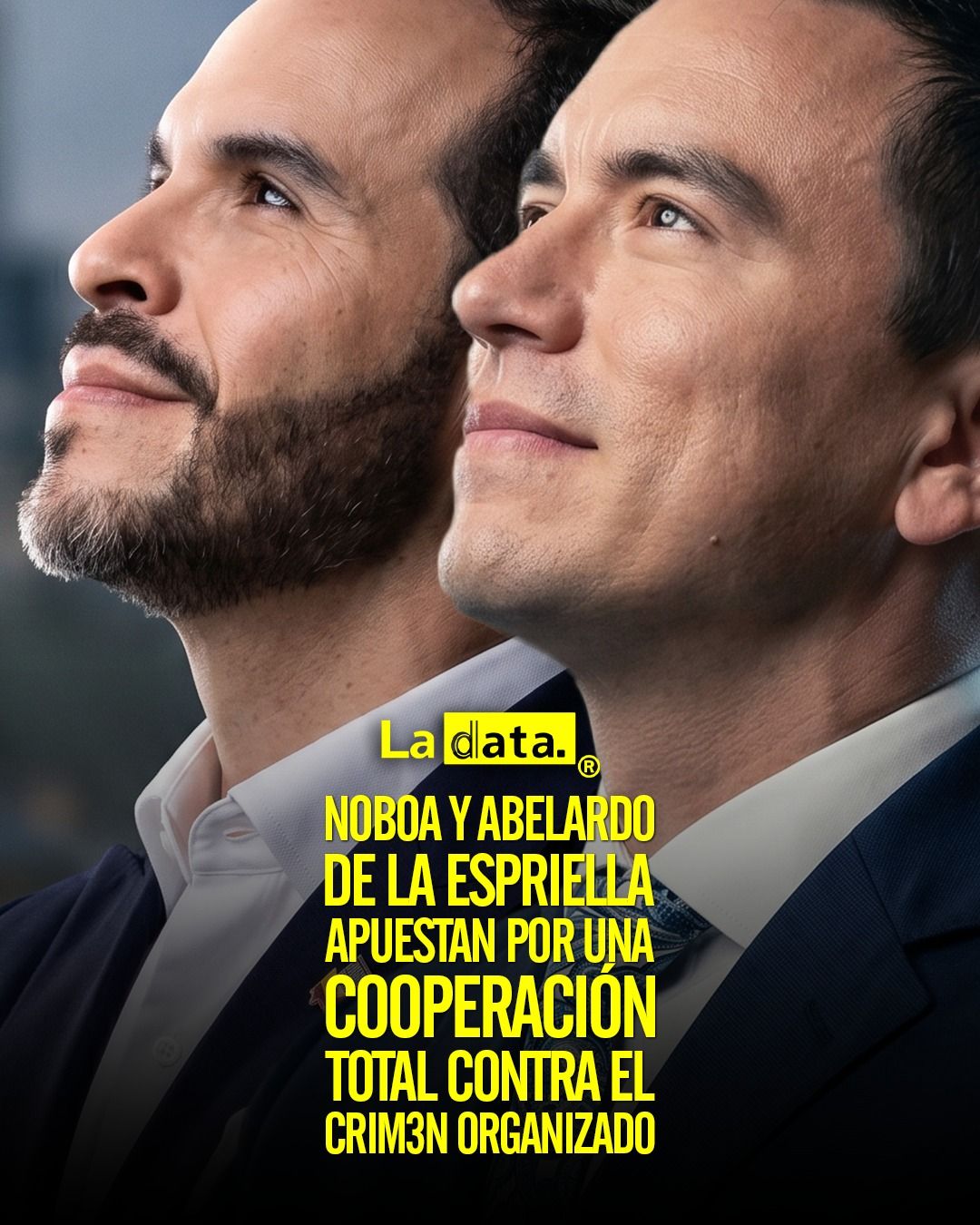 Noboa y Abelardo de la Espriella apuestan por una cooperación total contra el crim3n organizado