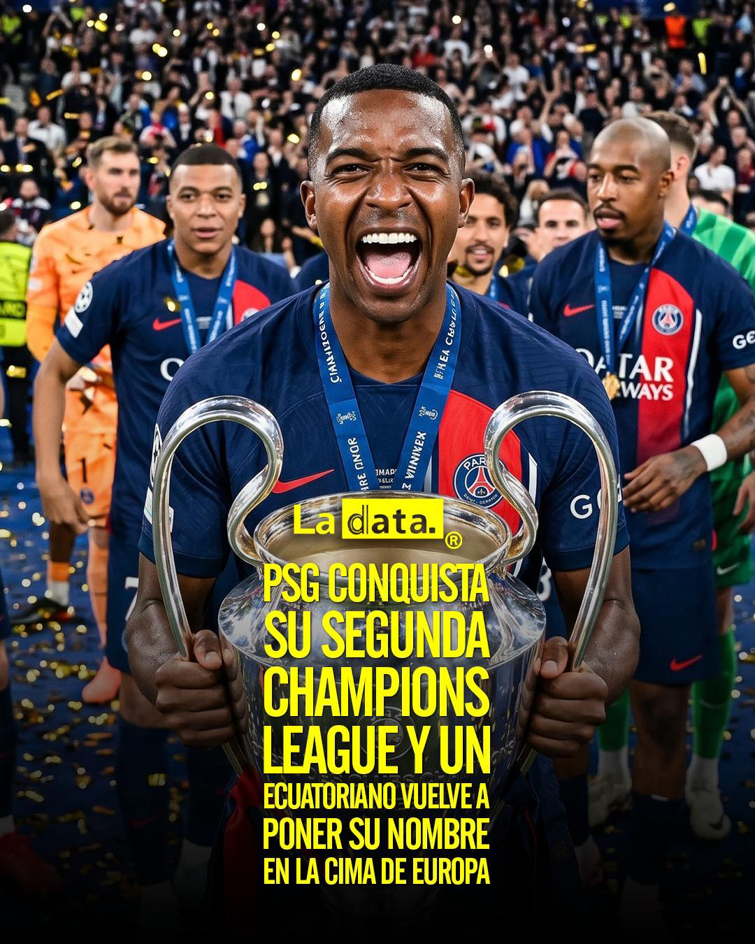 La Data👈  #ladata #TendenciaPolítica #ChampionsLeague #PSGCampeón