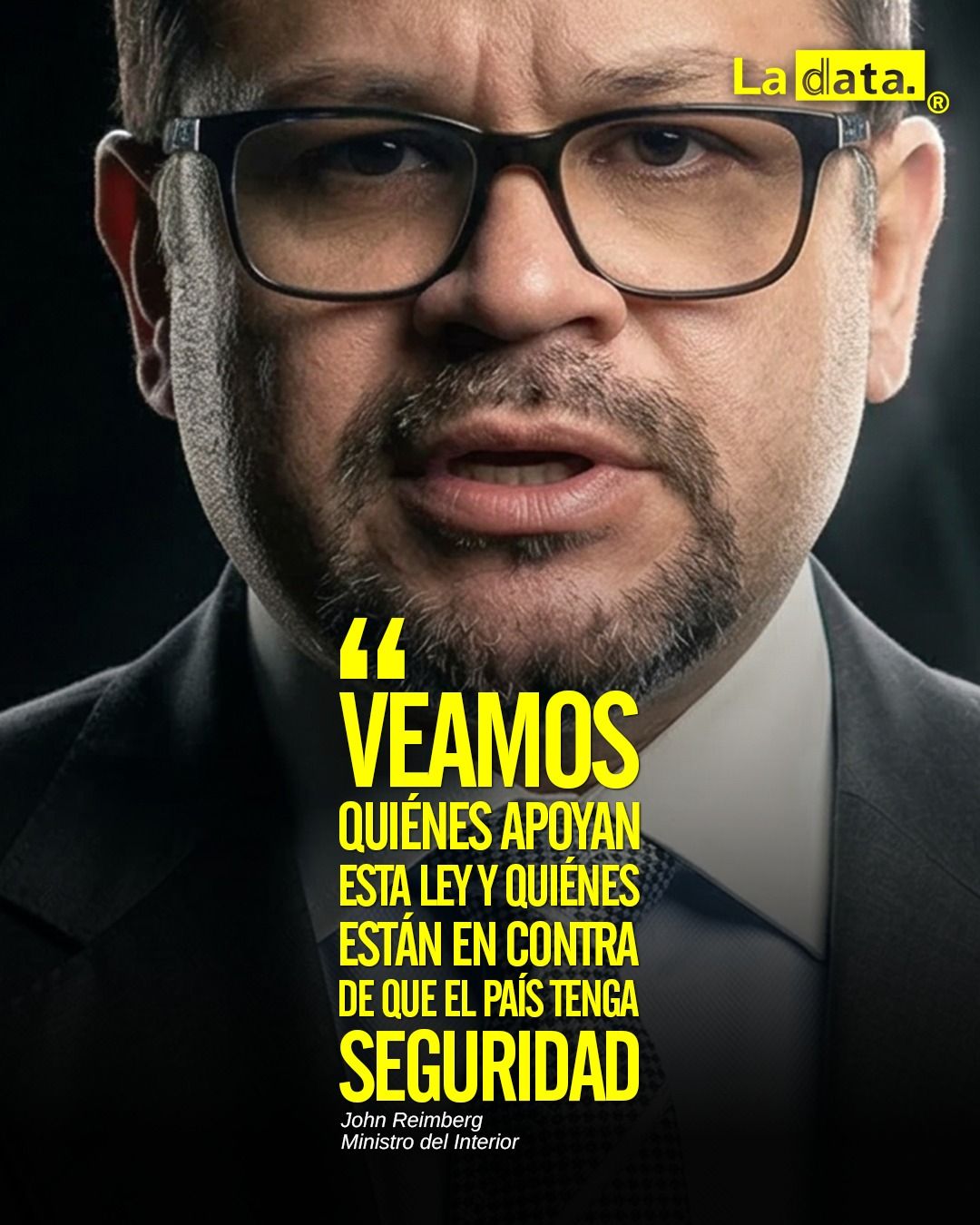 @ladataec #ladata #TendenciaPolítica #JhonReimberg #Seguridad