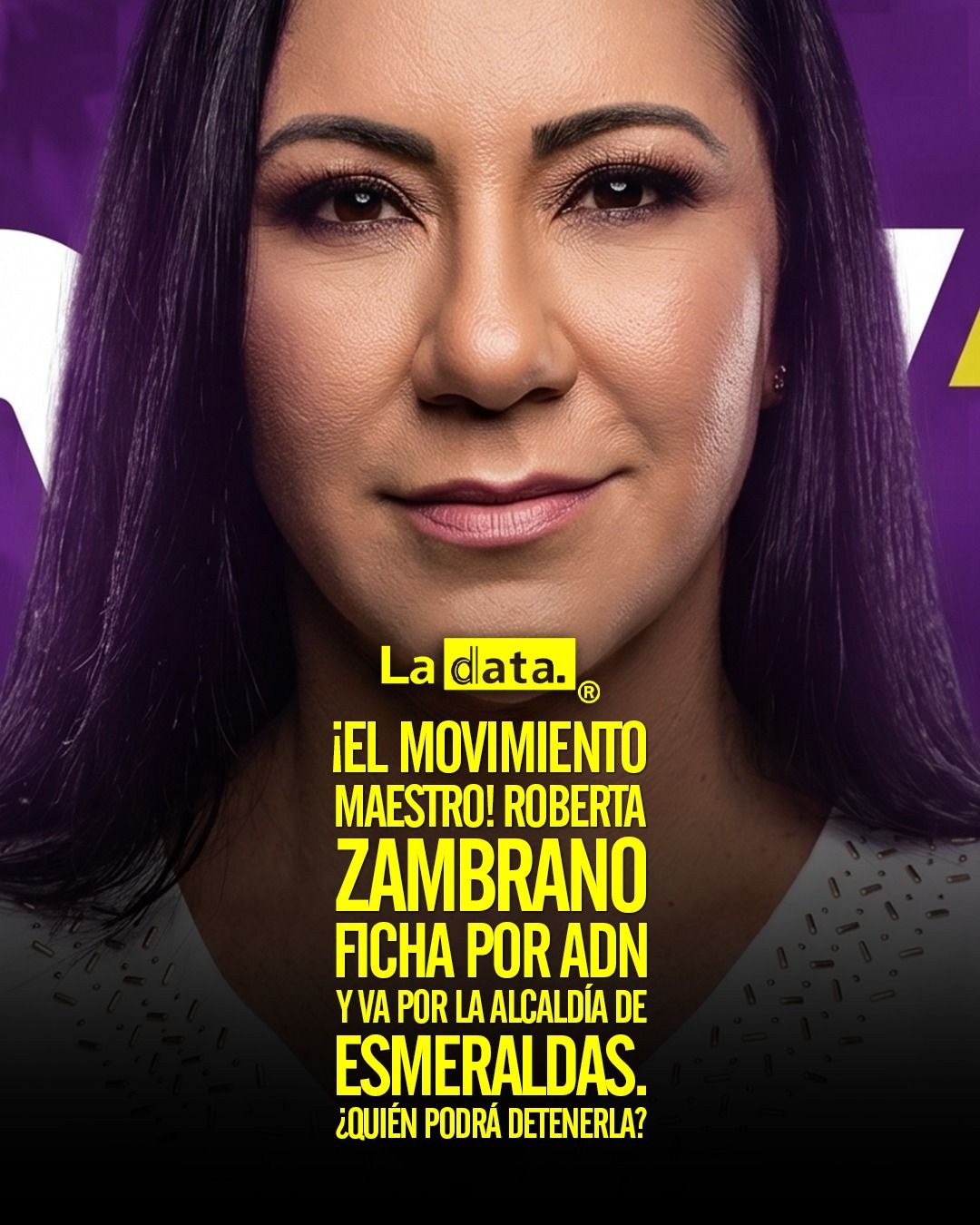 @ladataec  #ladataec #tendenciapolitica #robertazambrano #esmeraldas