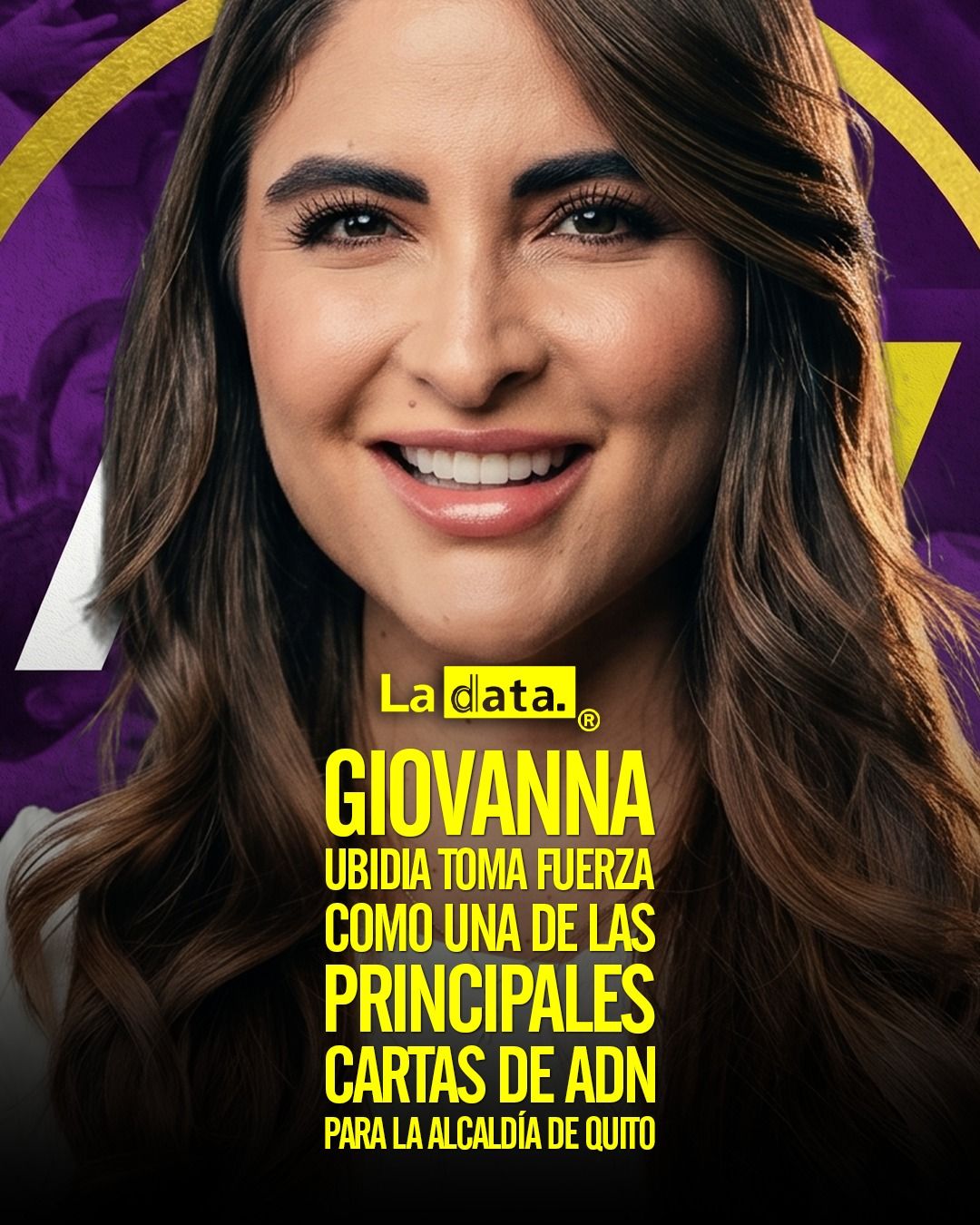 @ladataec #LaData #TendenciaPolítica #GiovannaUbidia #AlcaldíaDeQuito