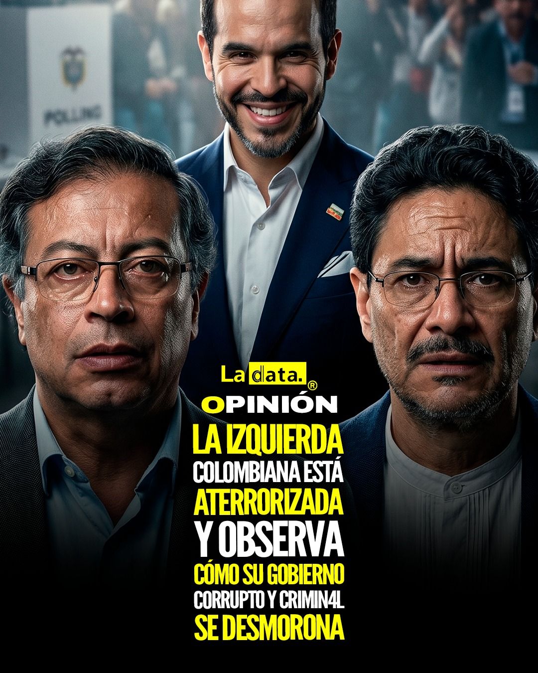 La izquierda colombiana está aterrorizada y observa cómo su gobierno corrupto y crimin4l se desmorona.