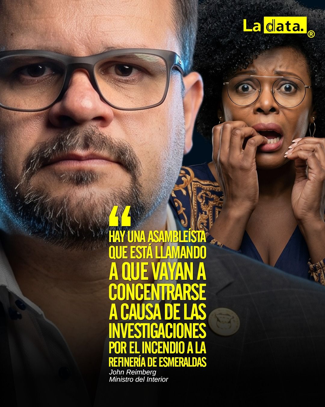 @ladataec #ladata #TendenciaPolítica #JohnReimberg #PaolaCabezas