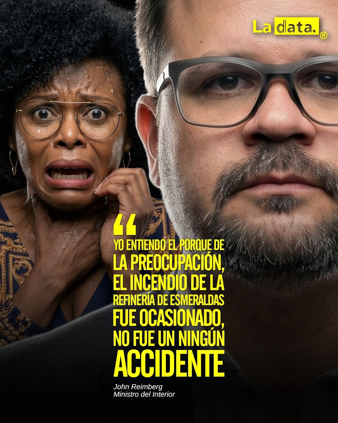 @ladataec👈 #ladata #TendenciaPolítica #RefineríaDeEsmeraldas #JohnReimberg
