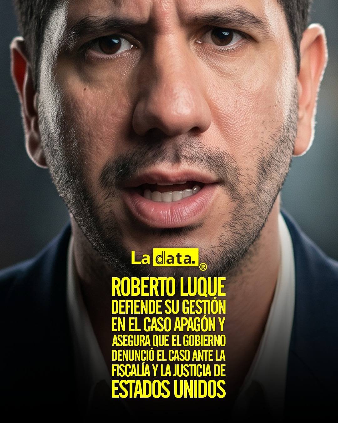 Roberto Luque defiende su gestión en el Caso Apagón y asegura que el Gobierno denunció el caso ante la Fiscalía y la justicia de Estados Unidos