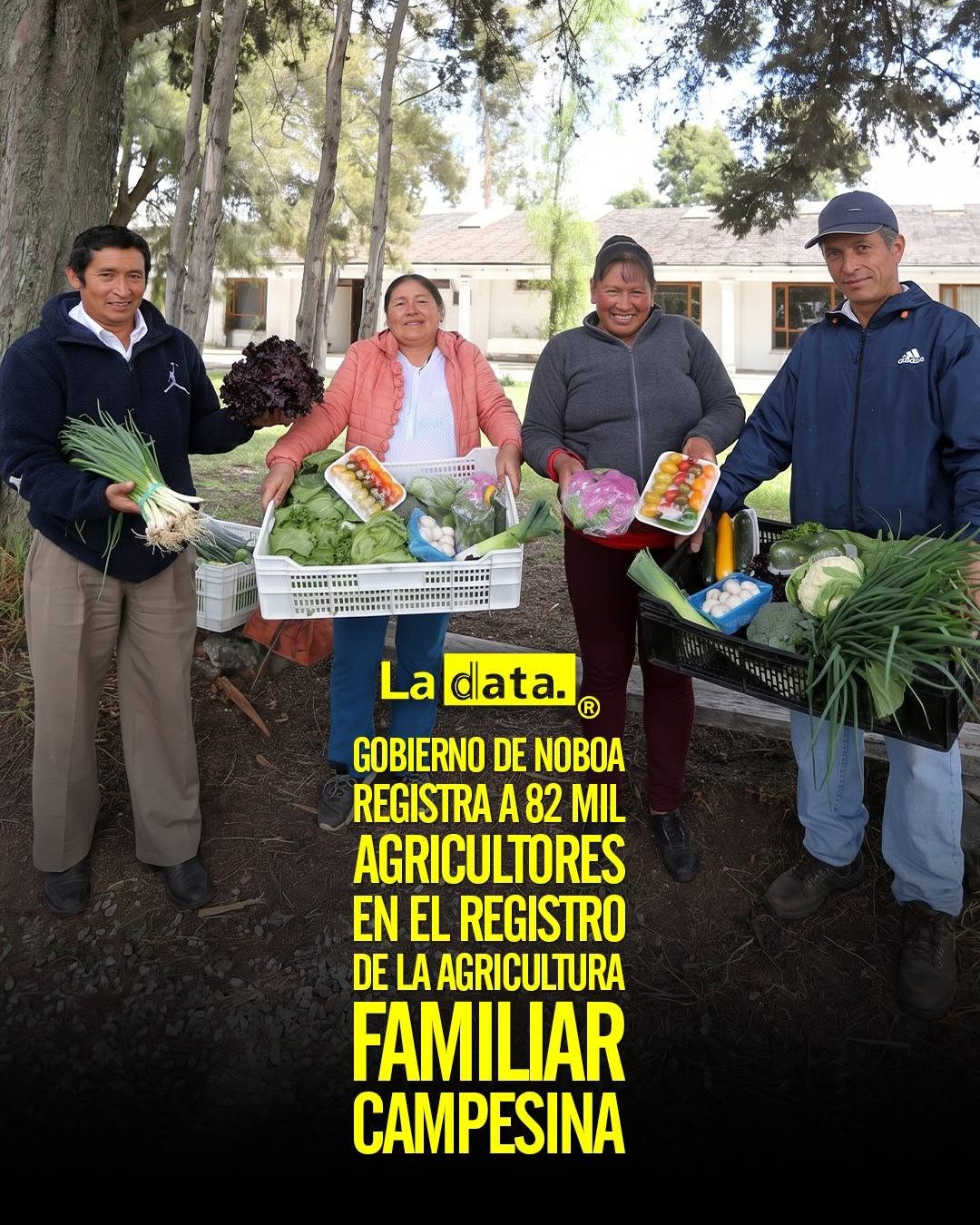 @ladataec👈 #ladata #TendenciaPolítica #DanielNoboa #Agricultura