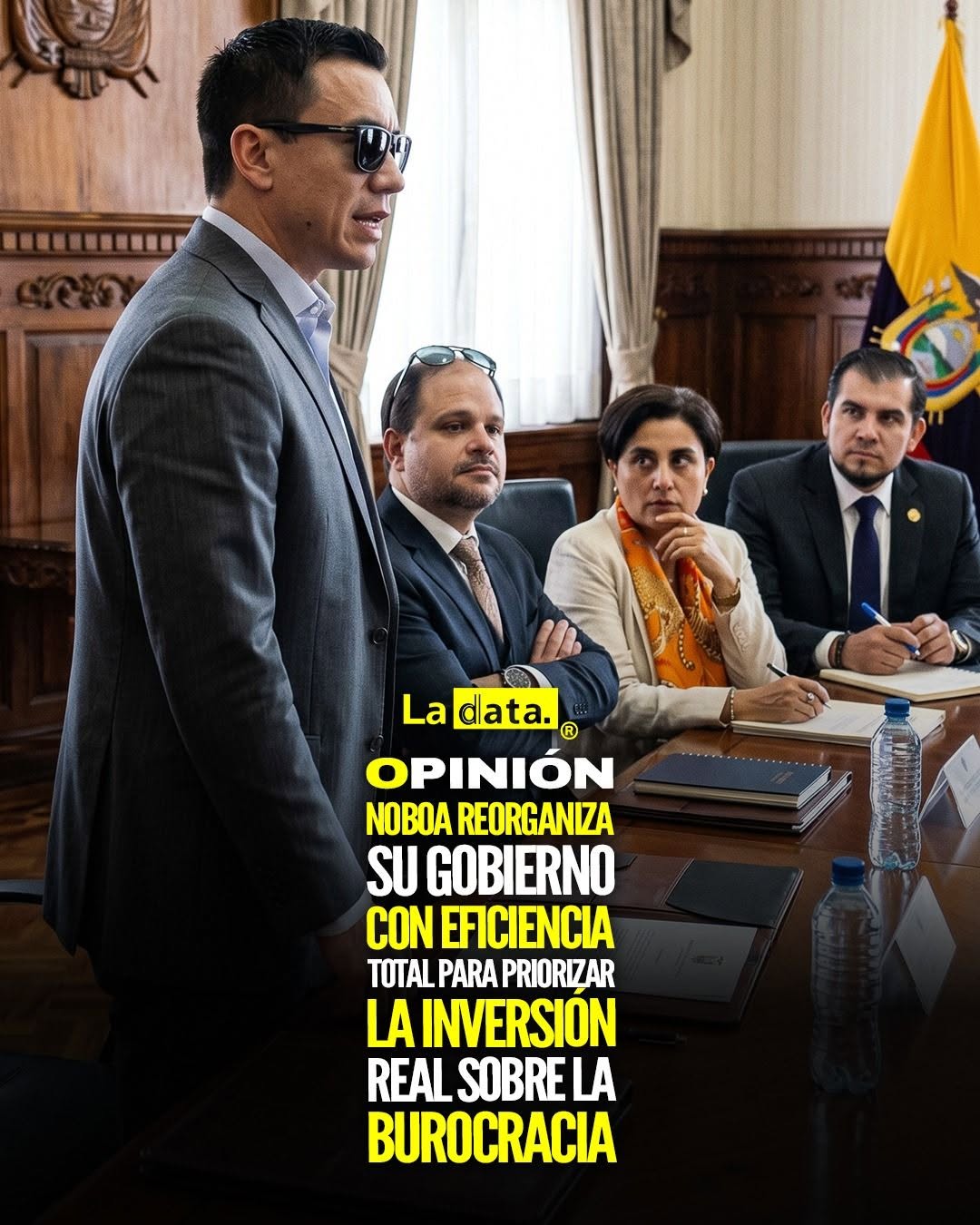 @ladataec 👈 #ladata #TendenciaPolítica #DanielNoboa #Ministerios