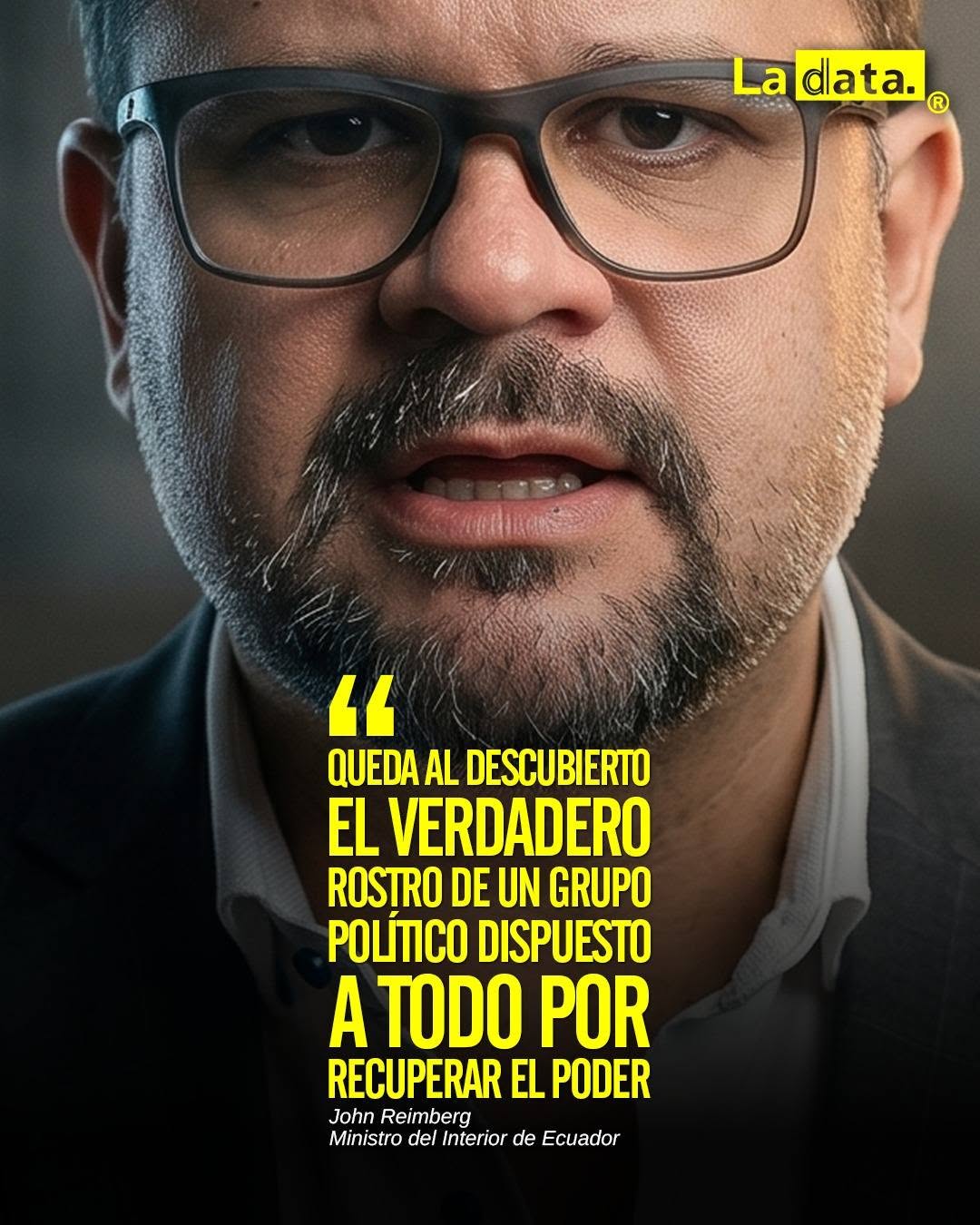 @ladataec 👈 #ladata #TendenciaPolítica #MinistroReimberg #RafaelCorrea