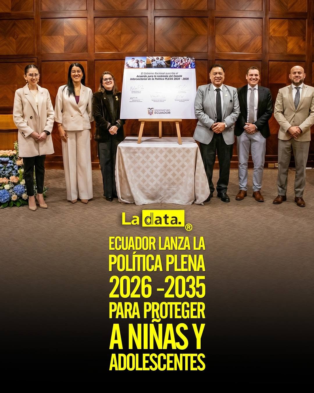 Ecuador lanza la Política PLENA 2026-2035 para proteger a niñas y adolescentes