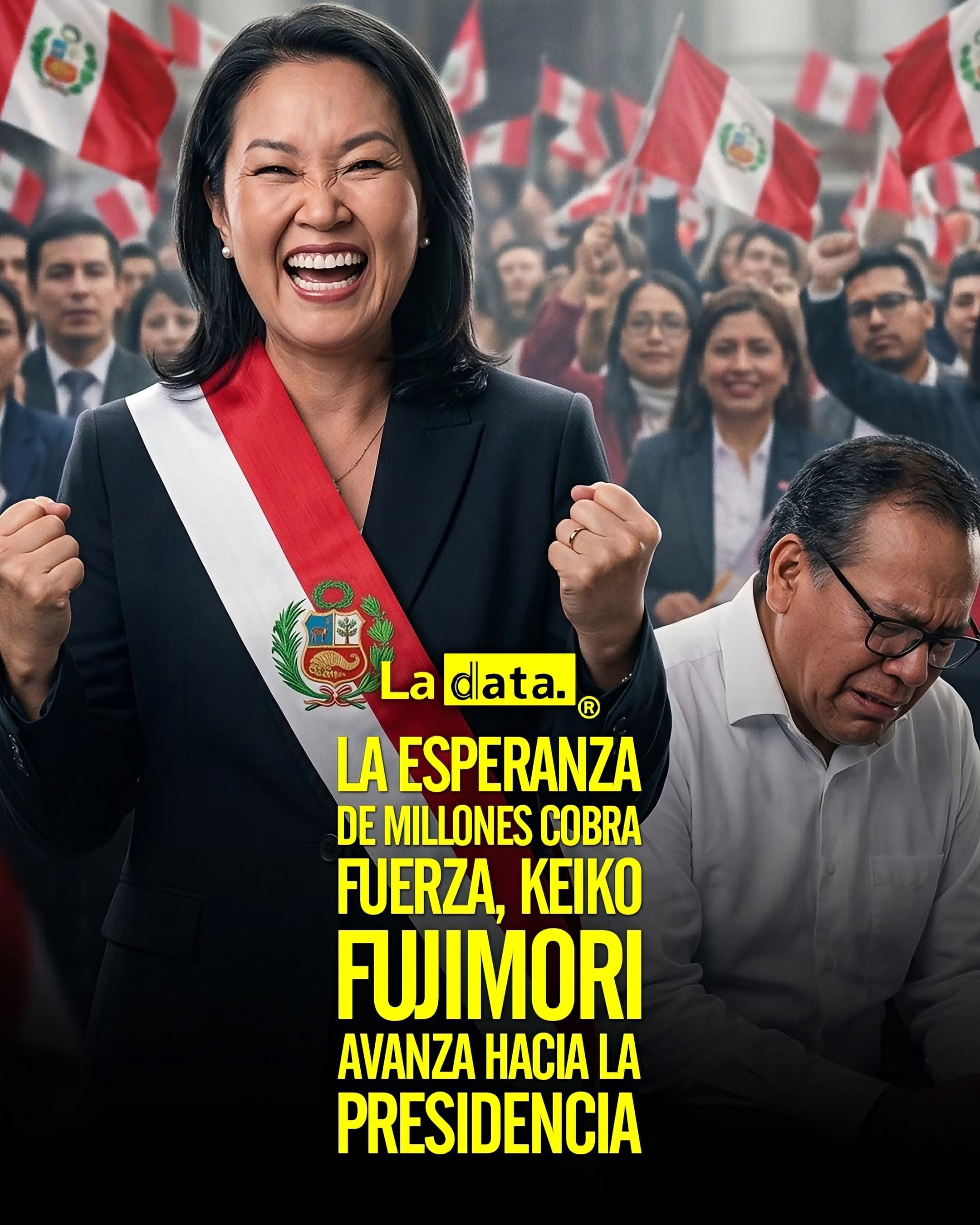 La esperanza de millones cobra fuerza, Keiko Fujimori avanza hacia la Presidencia