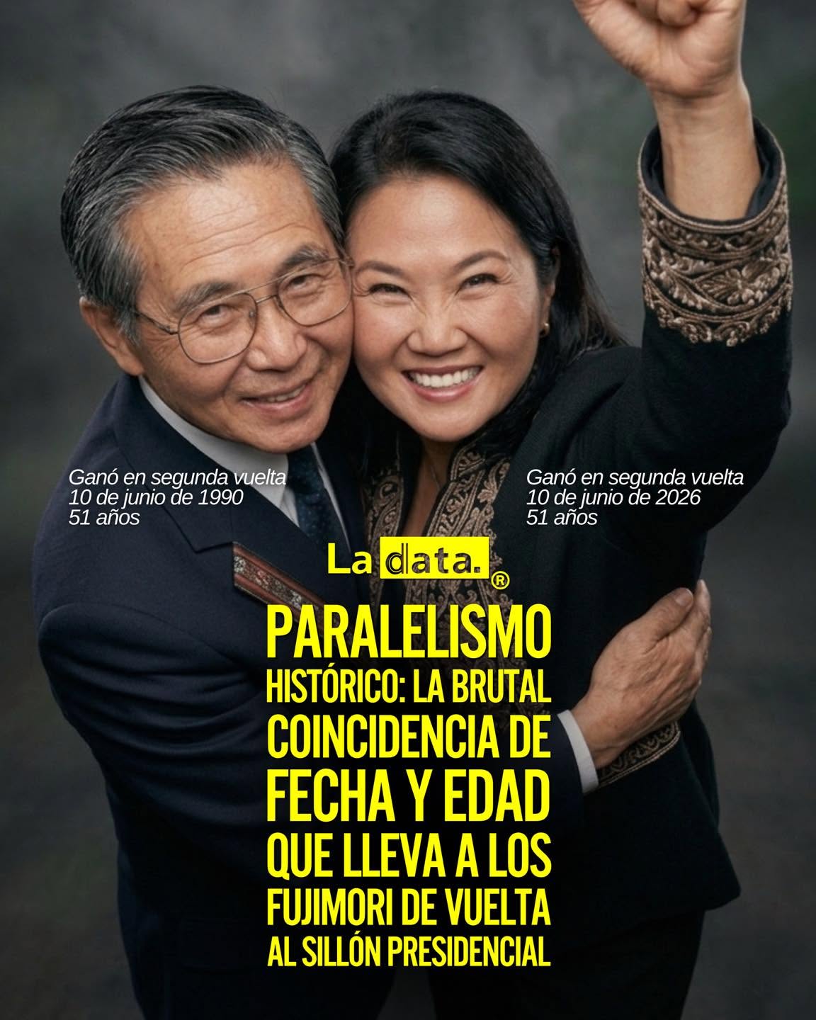 La Data👈 #ladata #tendenciapolítica #Fujimori #peru