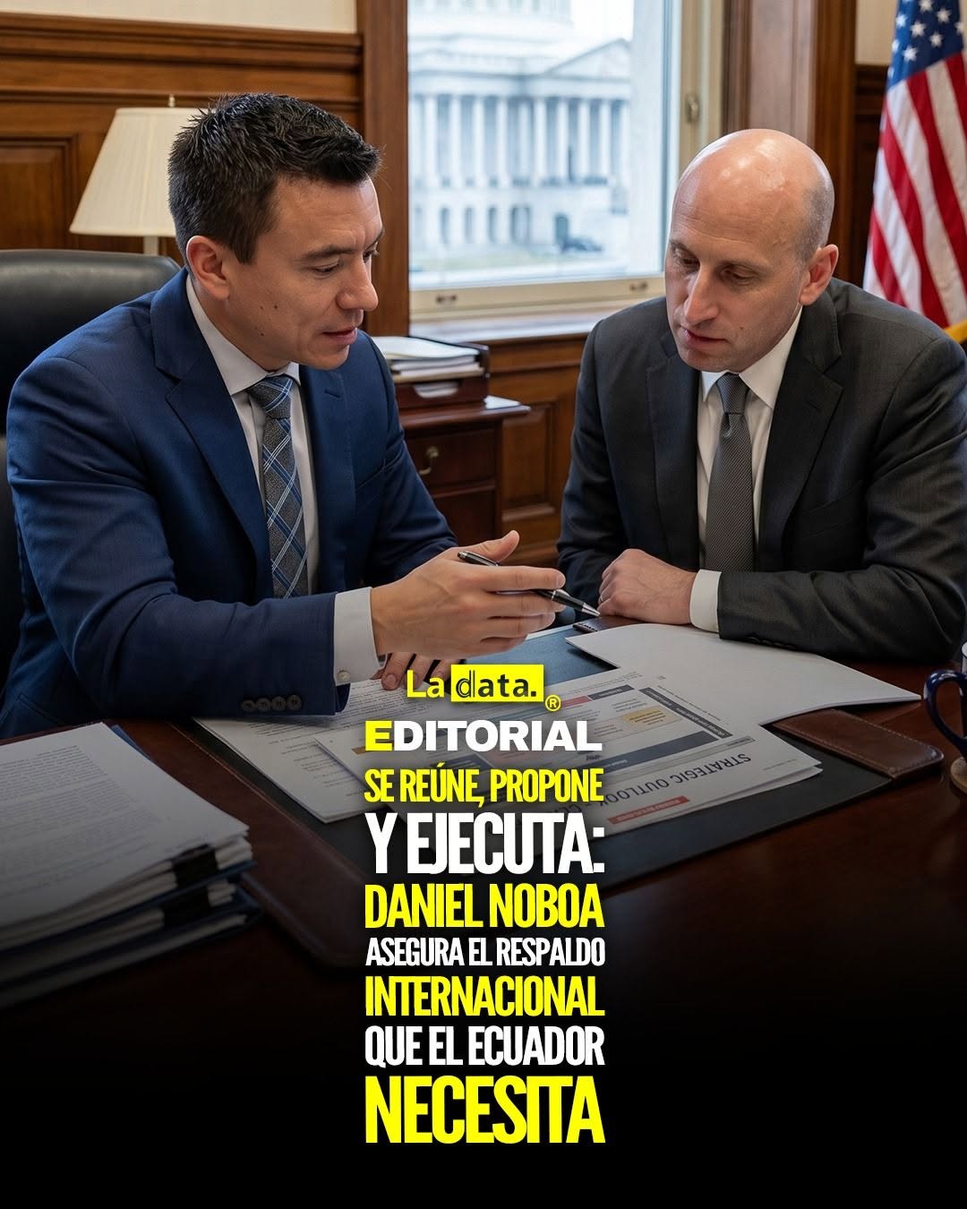 @ladataec  #ladata #TendenciaPolítica #DanielNoboa #EstadosUnidos