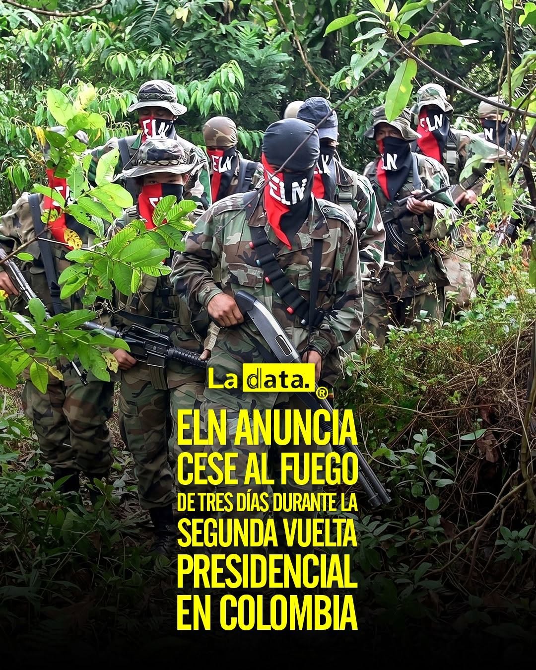 @ladataec👈 #ladata #TendenciaPolítica #Colombia #ELN