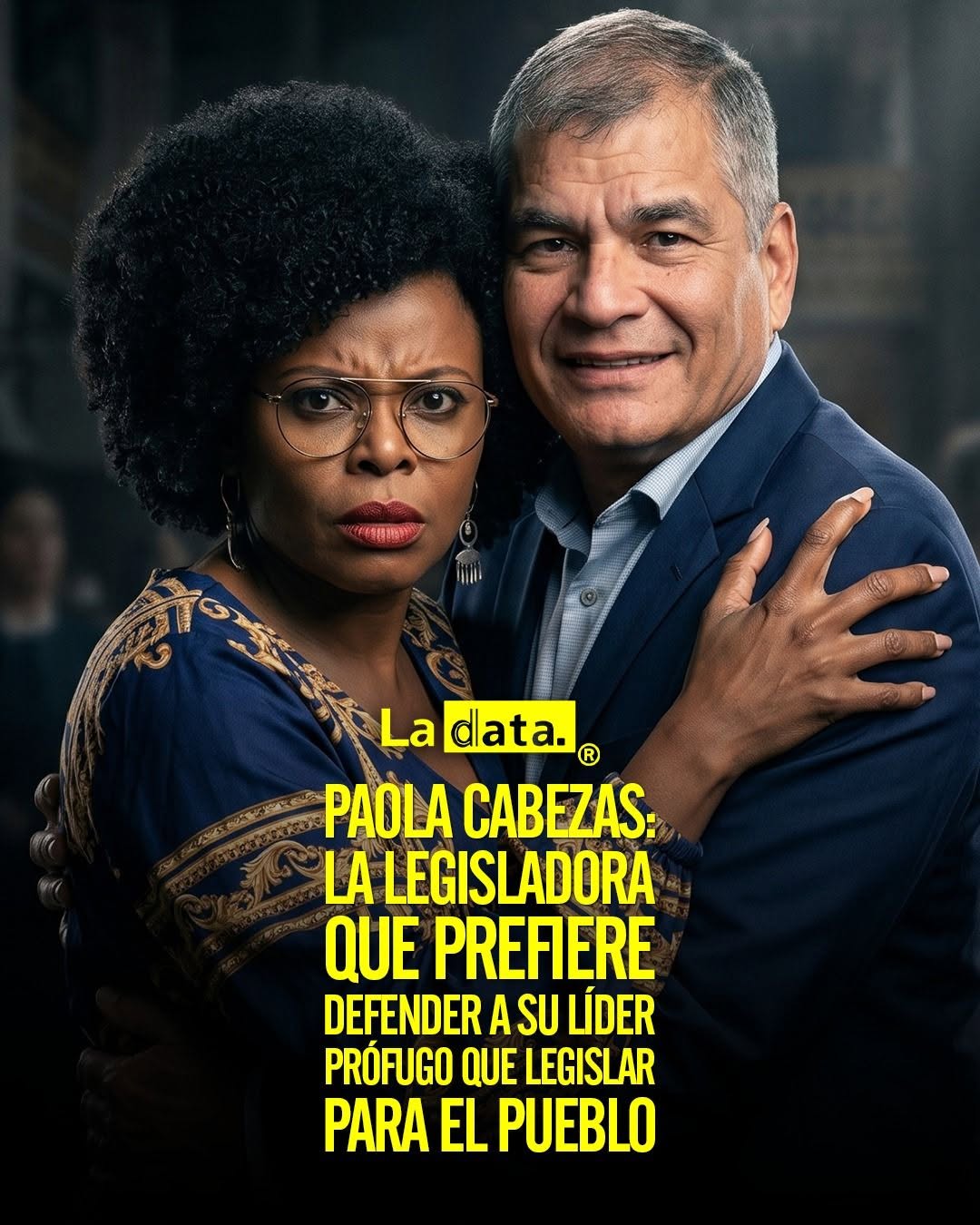 @ladataec 👈  #ladata #TendenciaPolítica #PaolaCabezas #RafaelCorrea