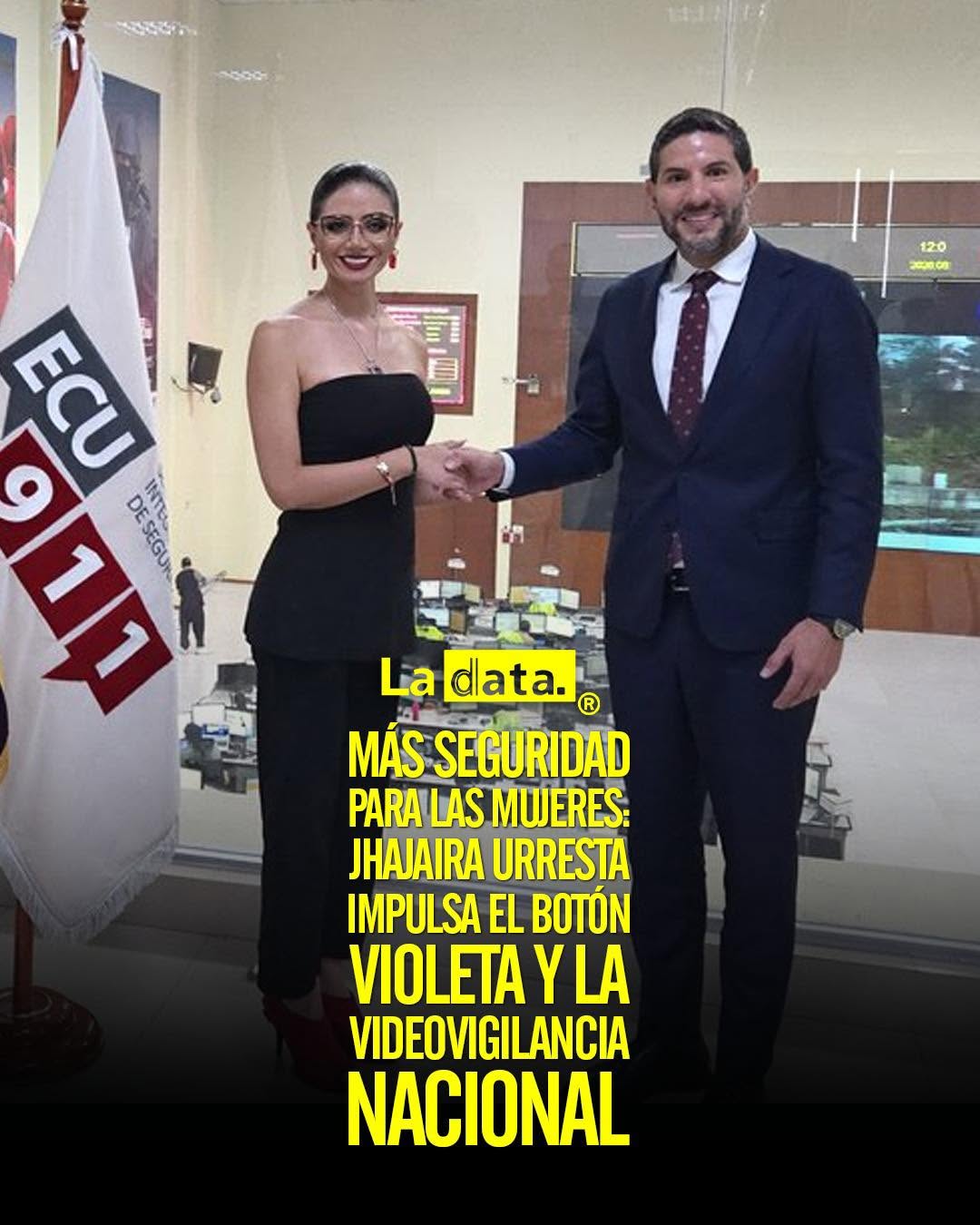 @ladataec👈 #ladata #TendenciaPolítica #JhajairaUrresta #BotónVioleta #ECU911
